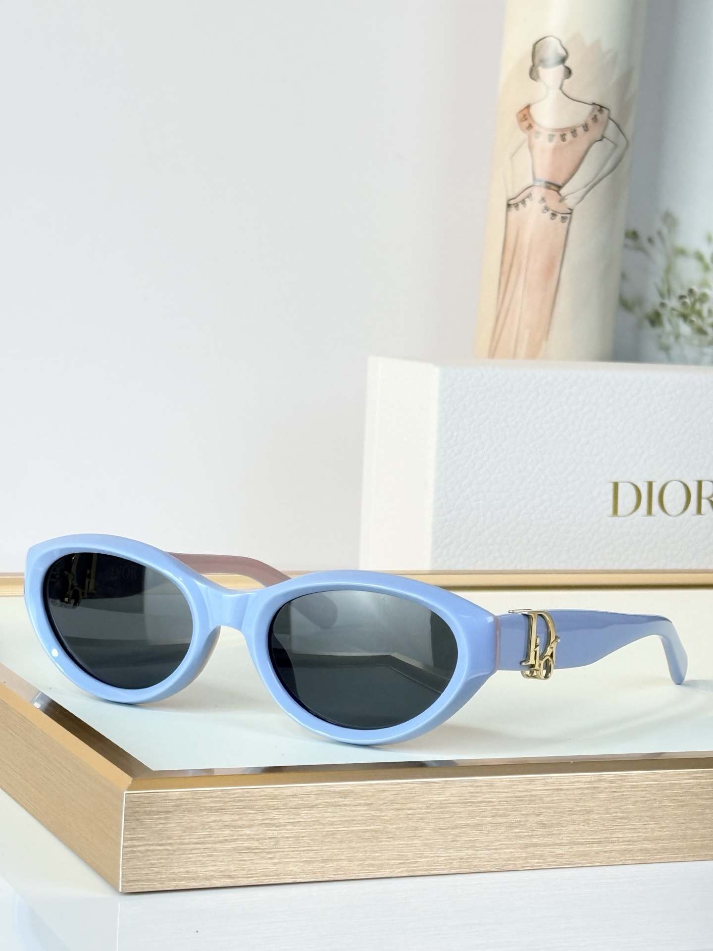DIOR MODEL：Dior Oblique R1I SIZE：54口22-145  