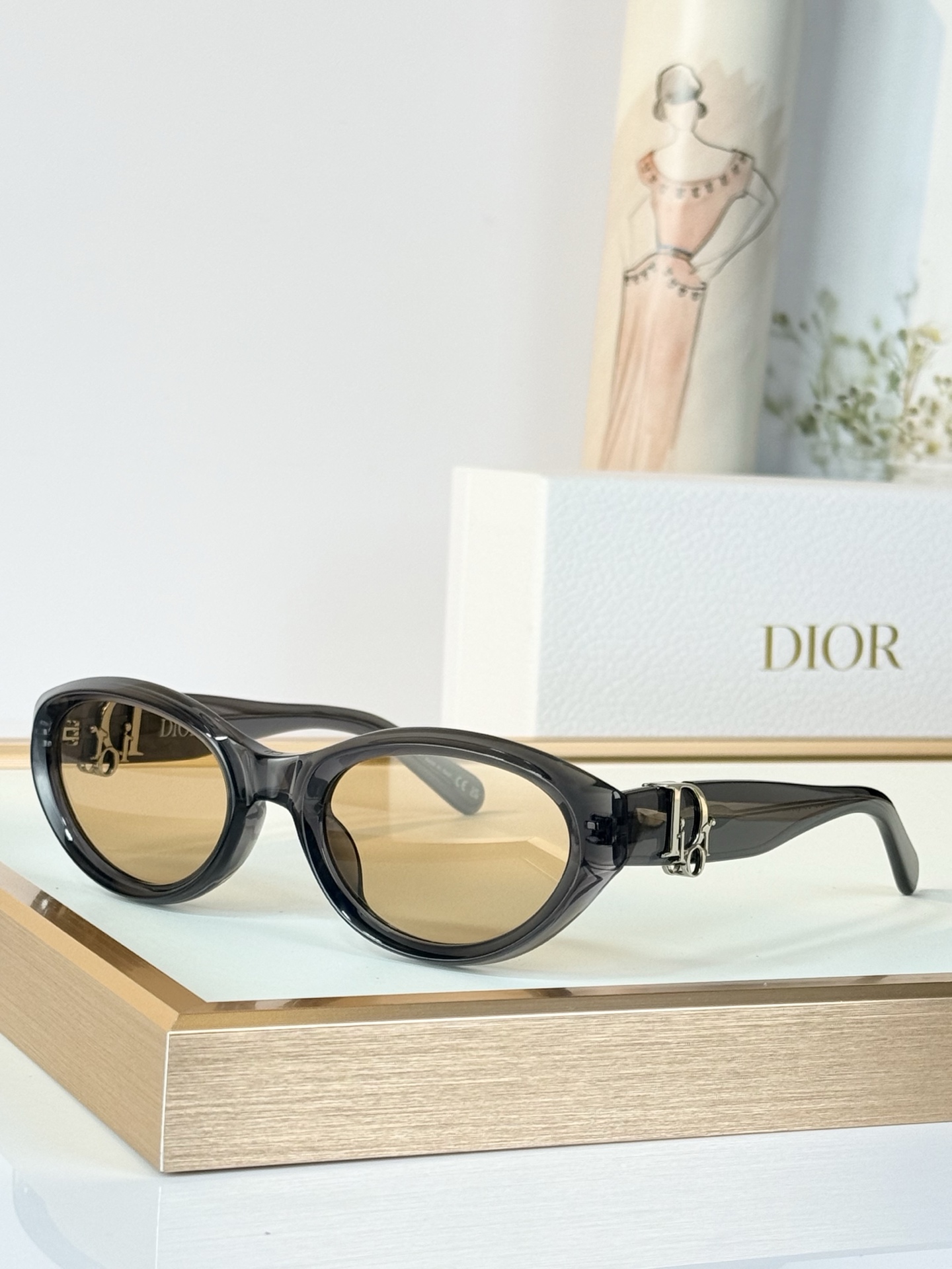 DIOR MODEL：Dior Oblique R1I SIZE：54口22-145  