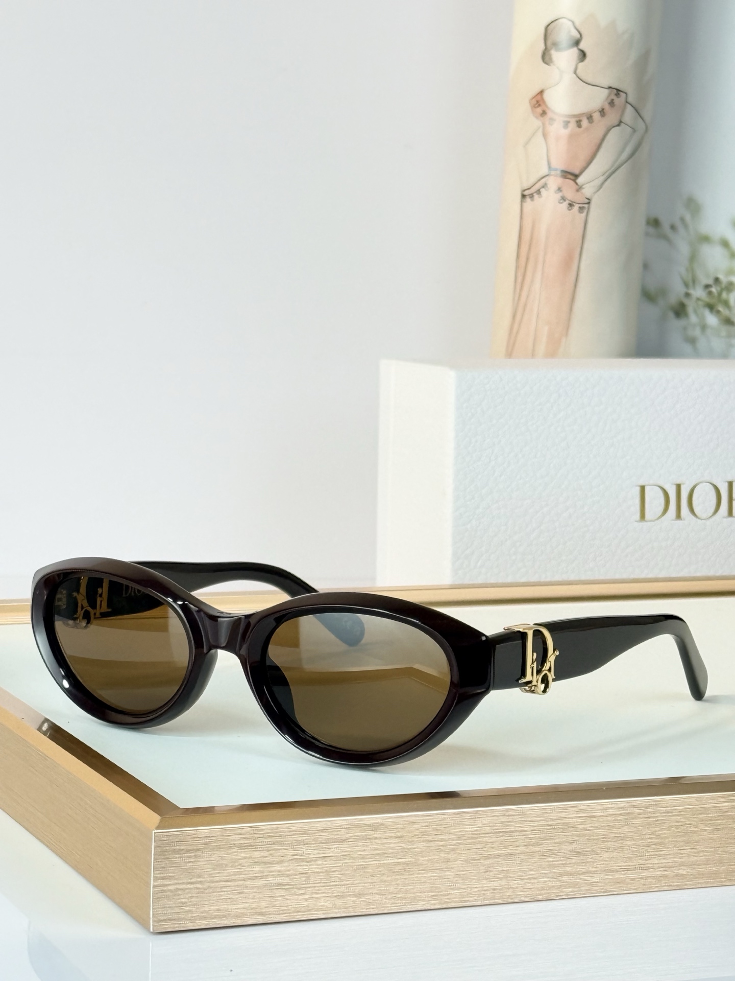 DIOR MODEL：Dior Oblique R1I SIZE：54口22-145  