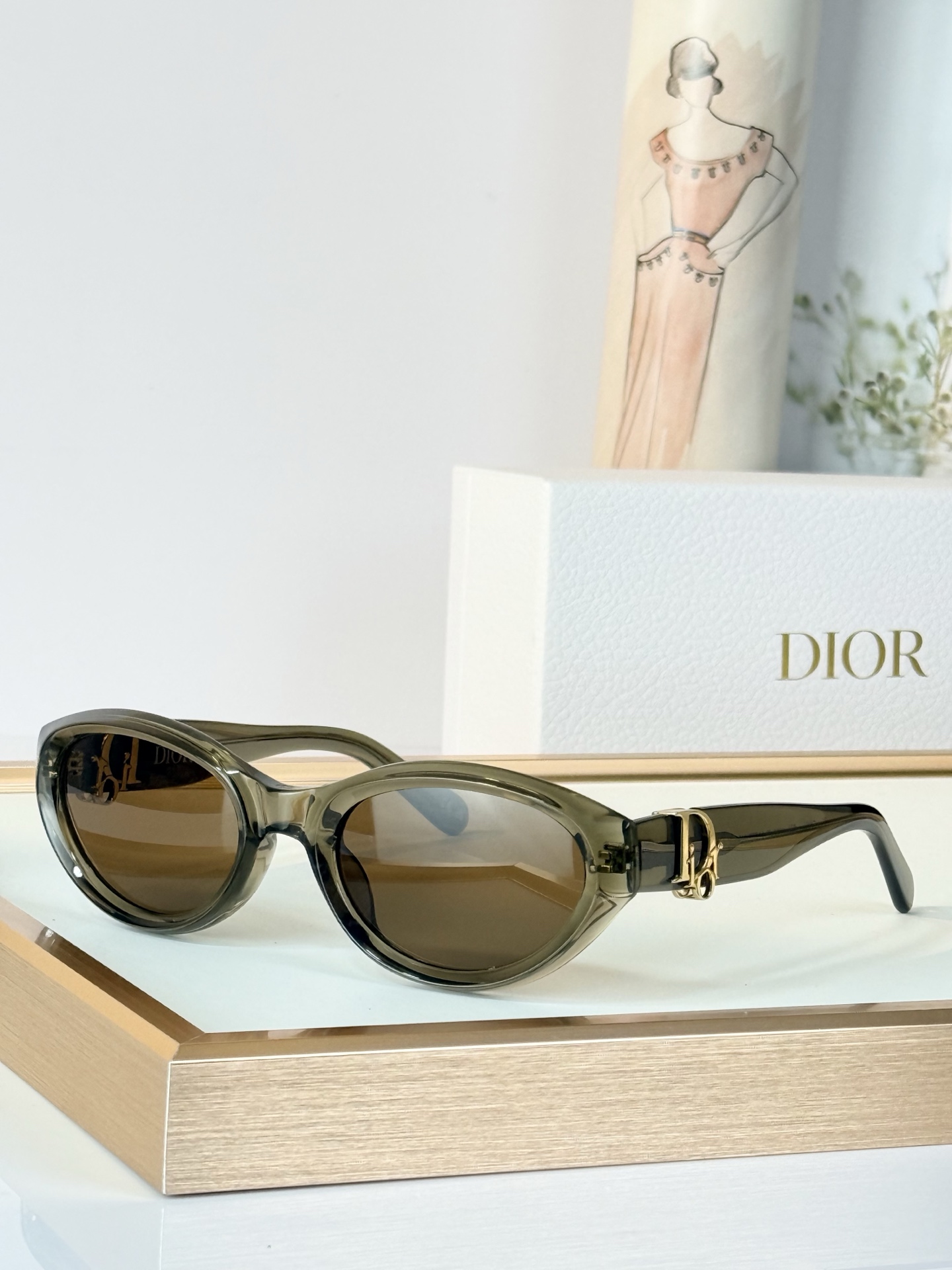 DIOR MODEL：Dior Oblique R1I SIZE：54口22-145  