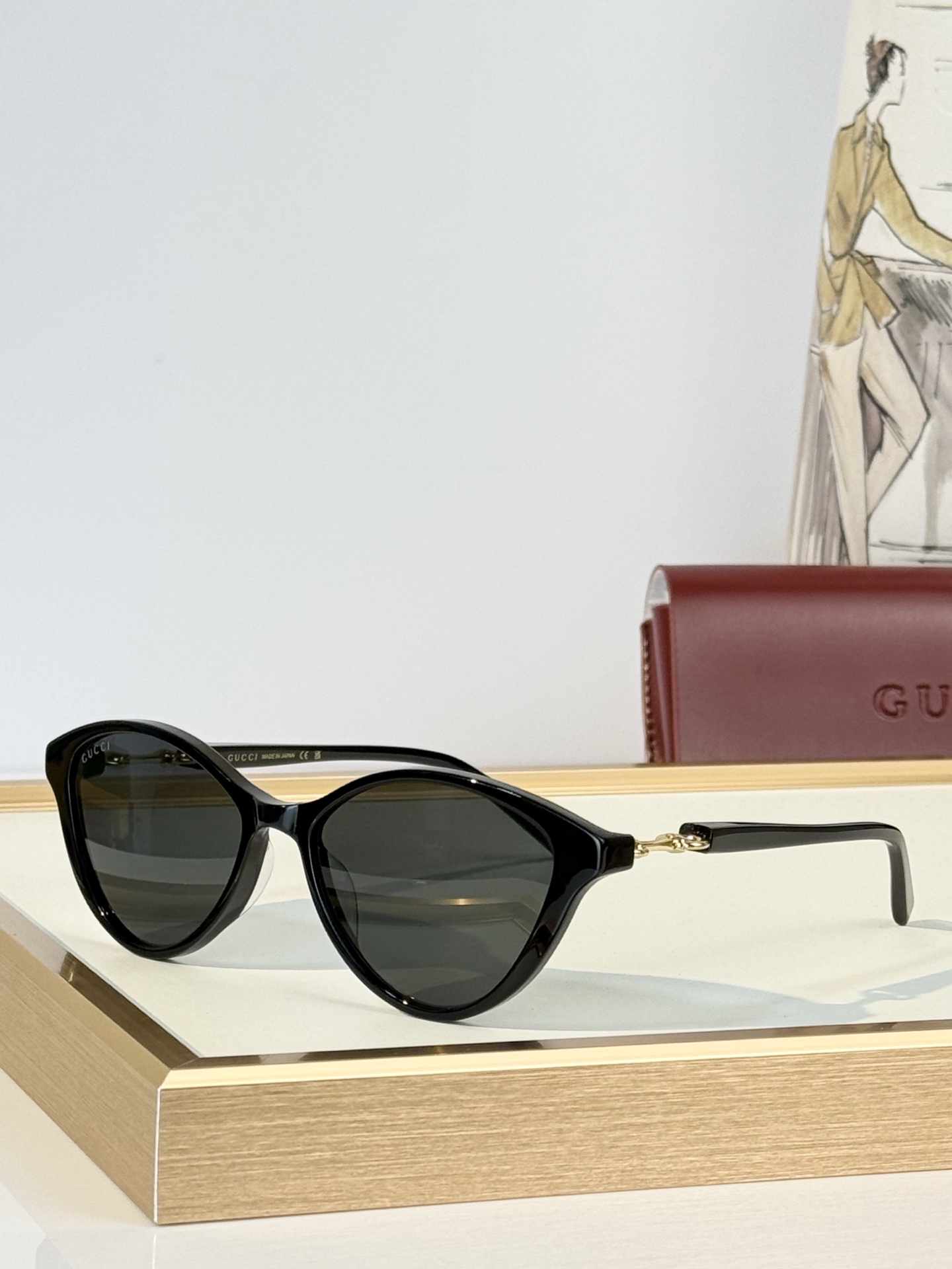 Gucc* Mod ：GG2223S Size ：55口16-140 