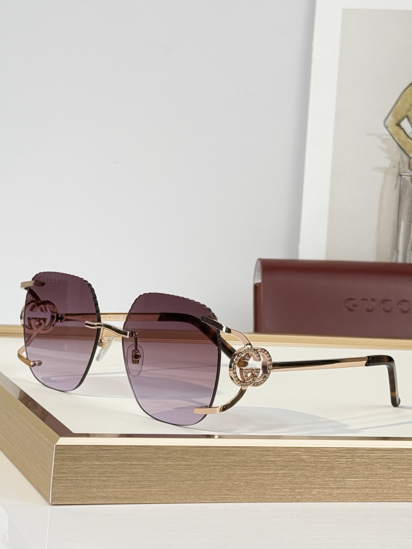 GUCC* MODEL：GG2328 SIZE：58口17-132 