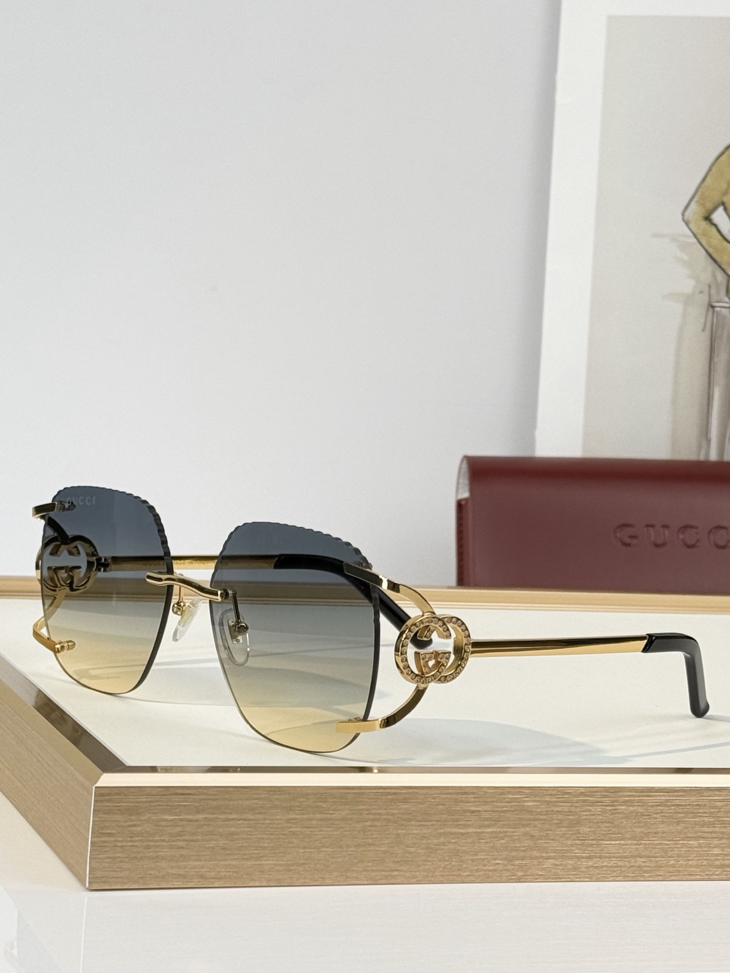 GUCC* MODEL：GG2328 SIZE：58口17-132 
