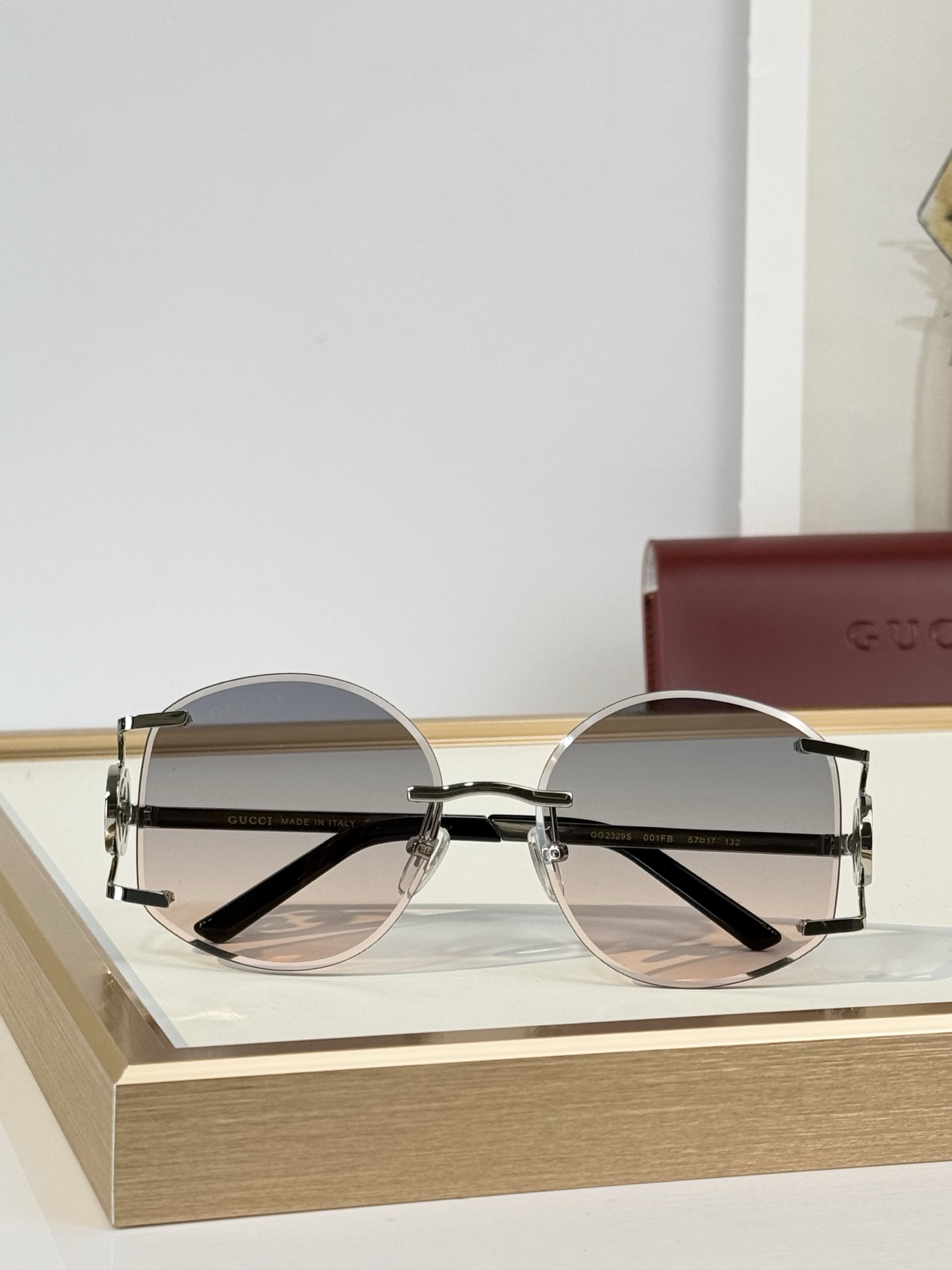 GUCC* MODEL：GG2329 SIZE：57口17-132 