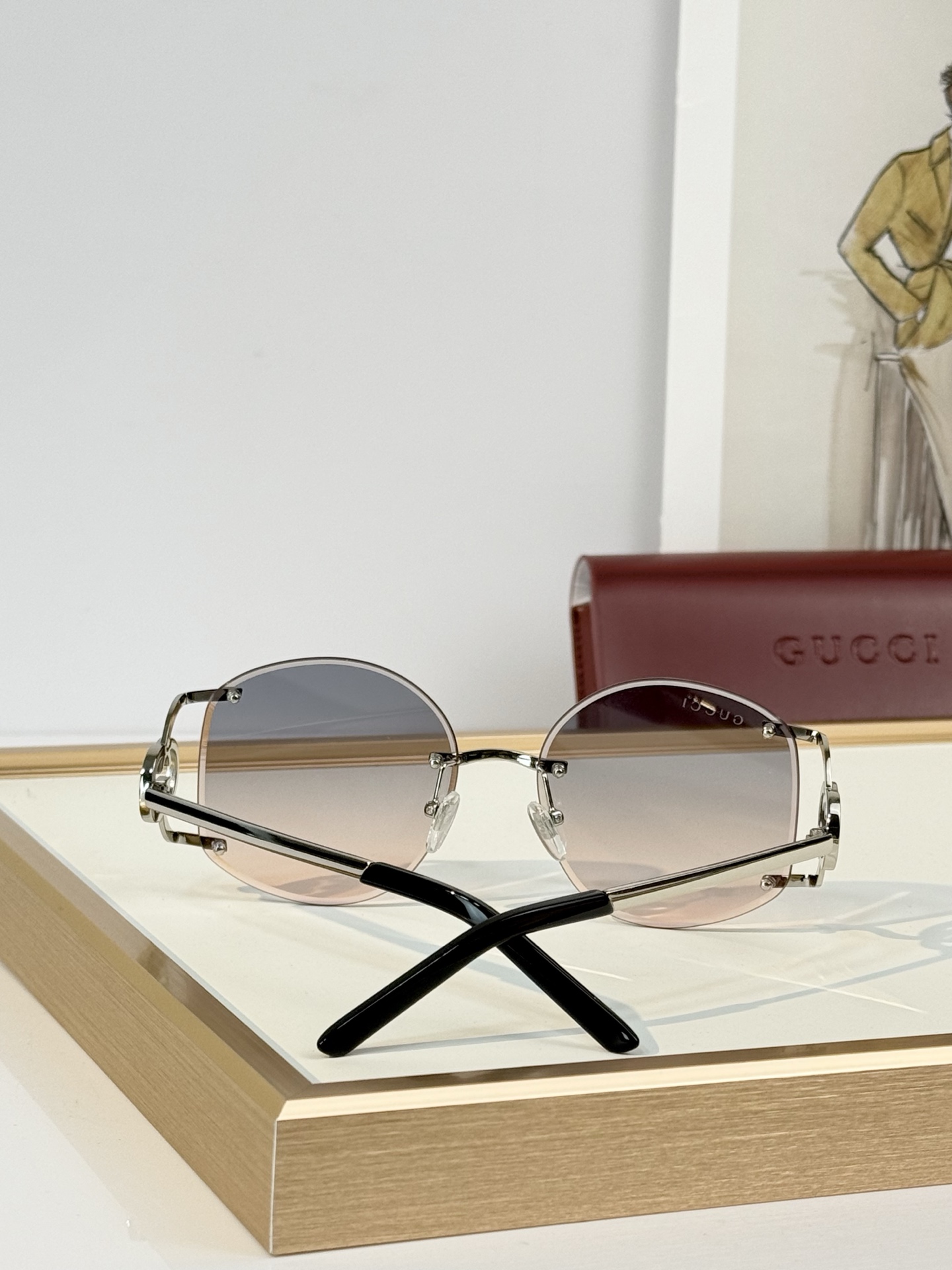 GUCC* MODEL：GG2329 SIZE：57口17-132 