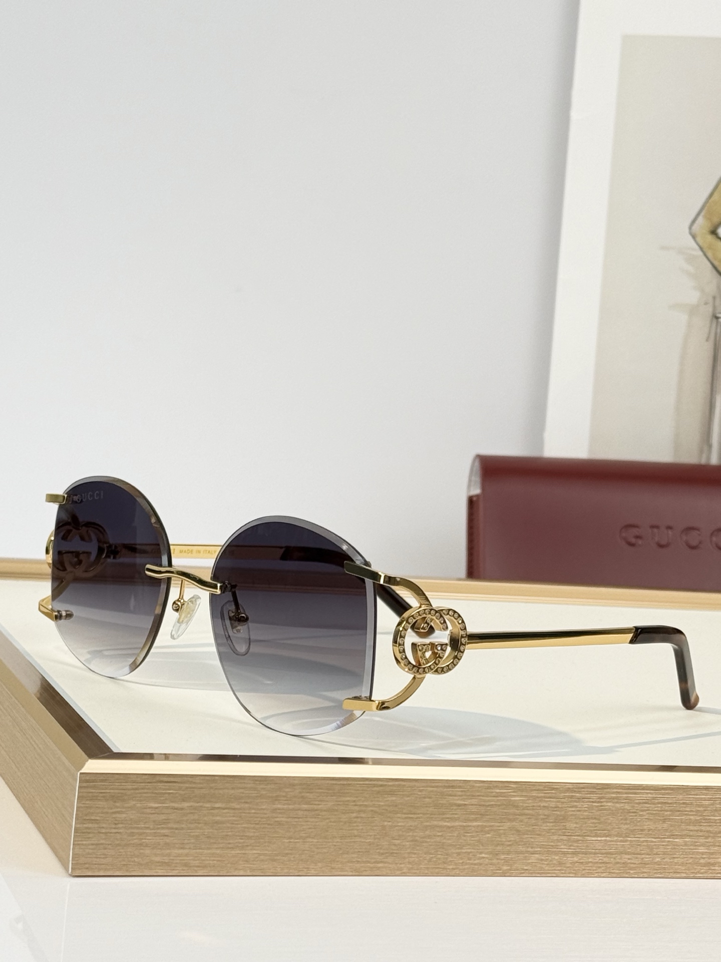 GUCC* MODEL：GG2329 SIZE：57口17-132 