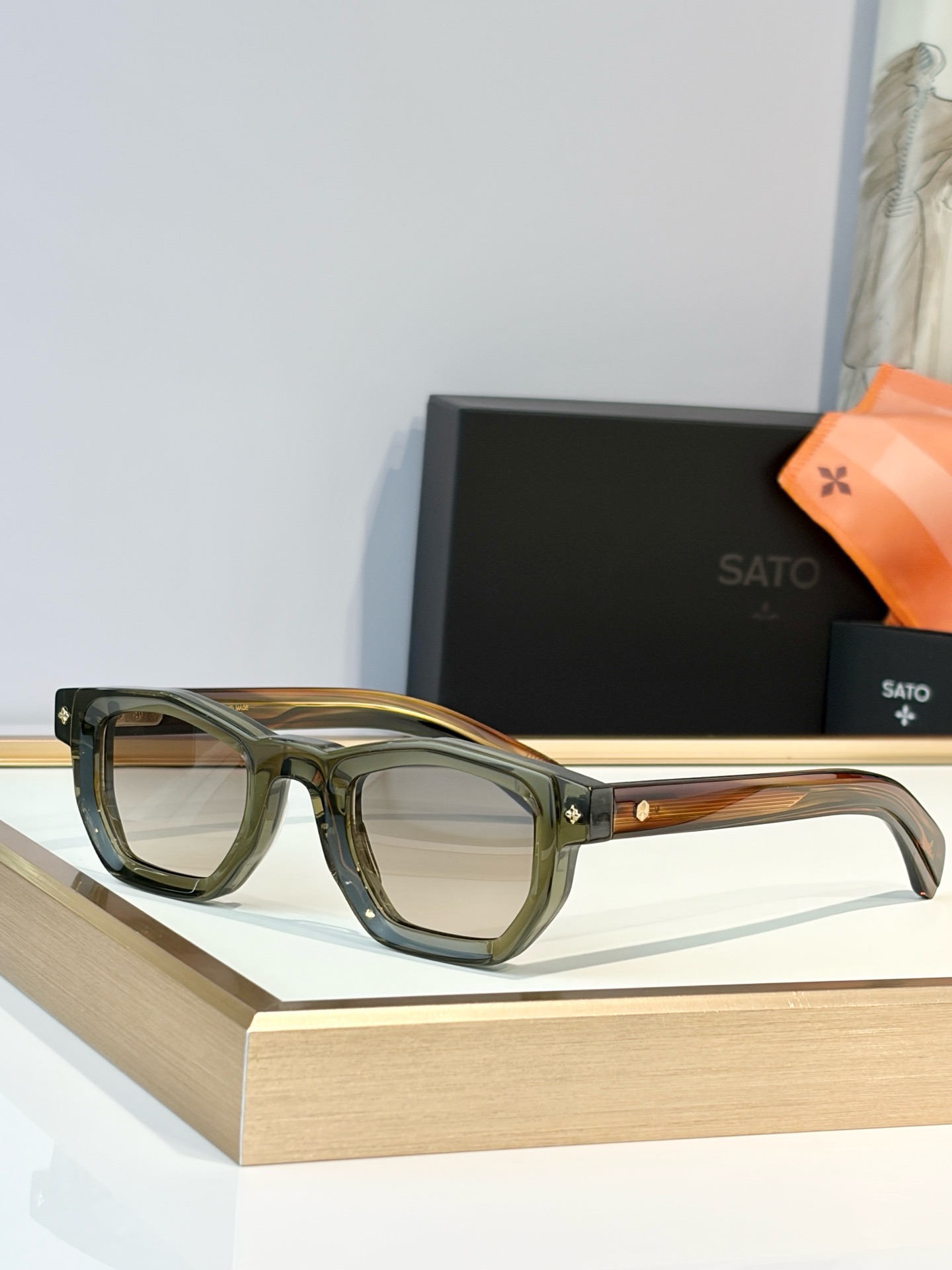 Sato Sunglasses TO🆕 P QUALITY MODEL： LA SU🆕 PERBA SIZE：45口26