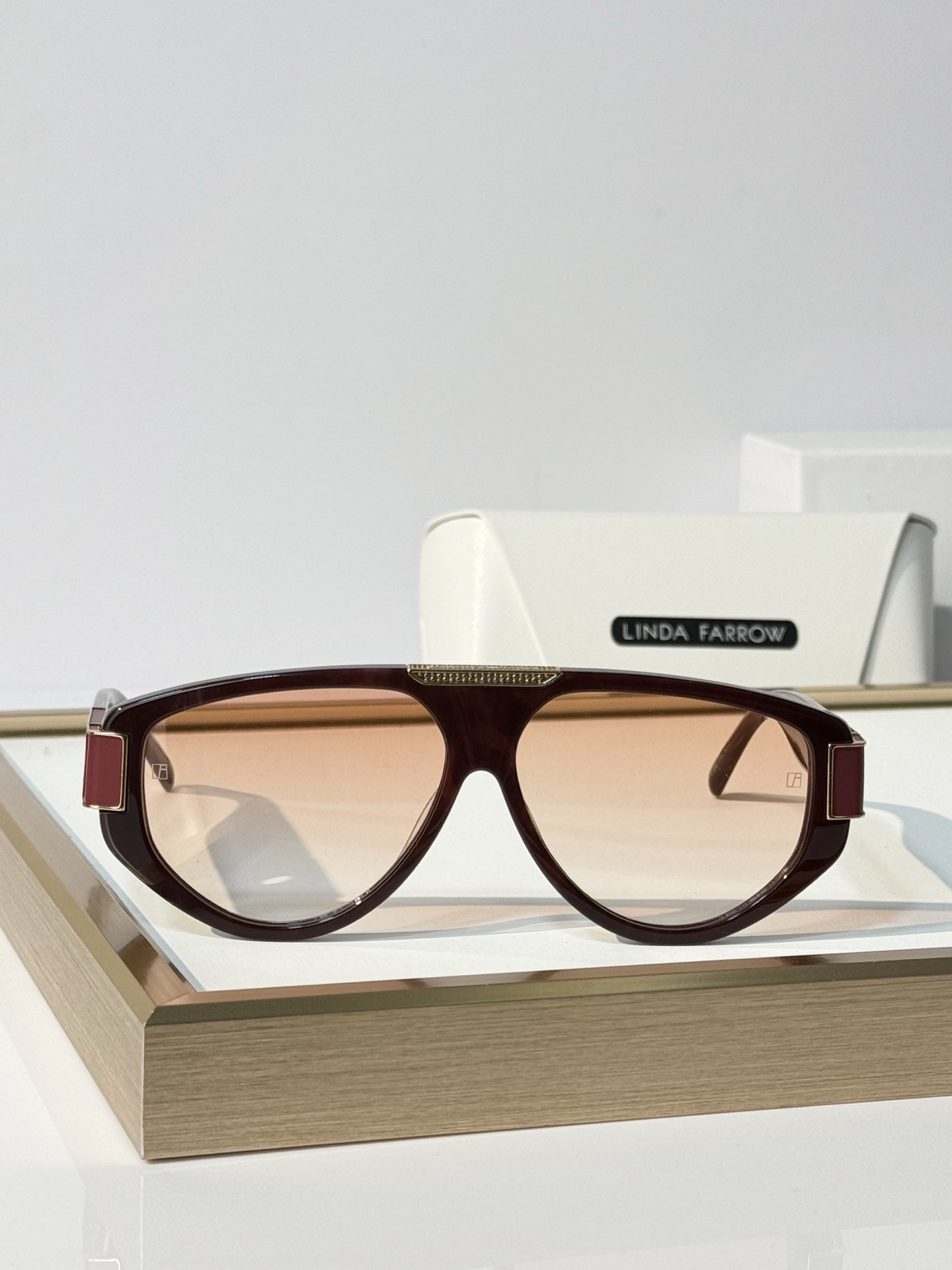 🆕  LINDA FARROW *  Model: LFT 1653 size:58口12-145 