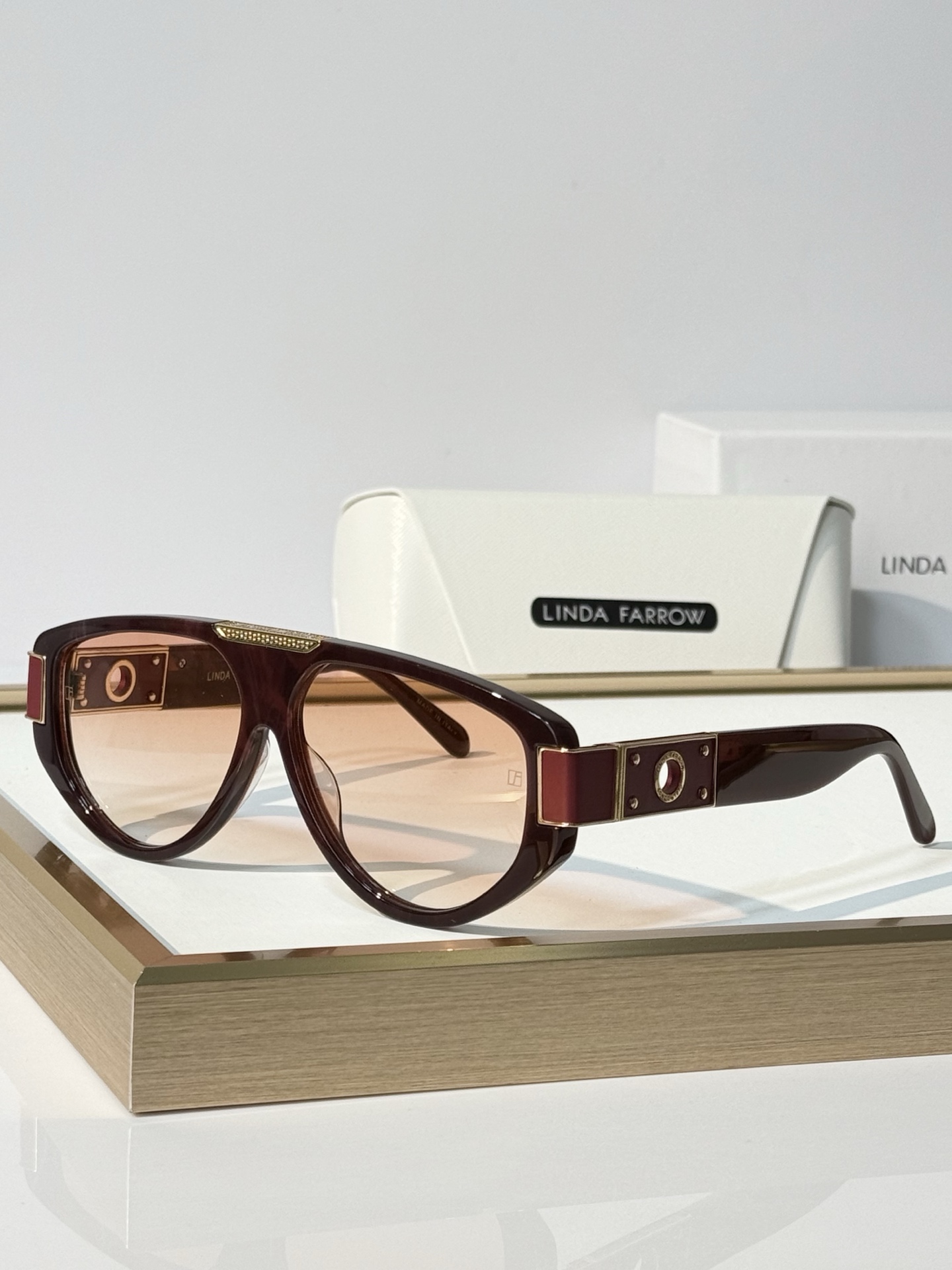 🆕  LINDA FARROW *  Model: LFT 1653 size:58口12-145 