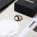 Chanel Jewelry Ring- Black White