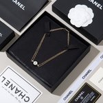 Chanel Jewelry Bracelet Necklaces & Pendants Black White