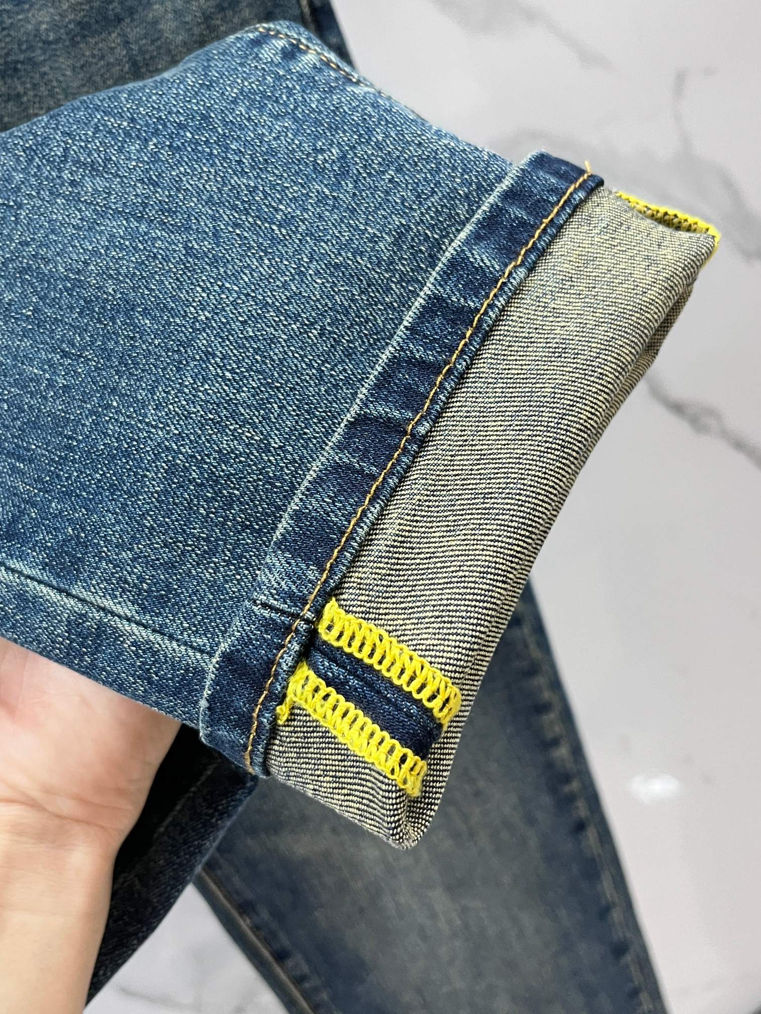 Lv 🔥高端定制、2026早秋最新款牛仔裤 柜台同步发售 原版定制 客供五金辅料 原单品质 进口固色牛仔