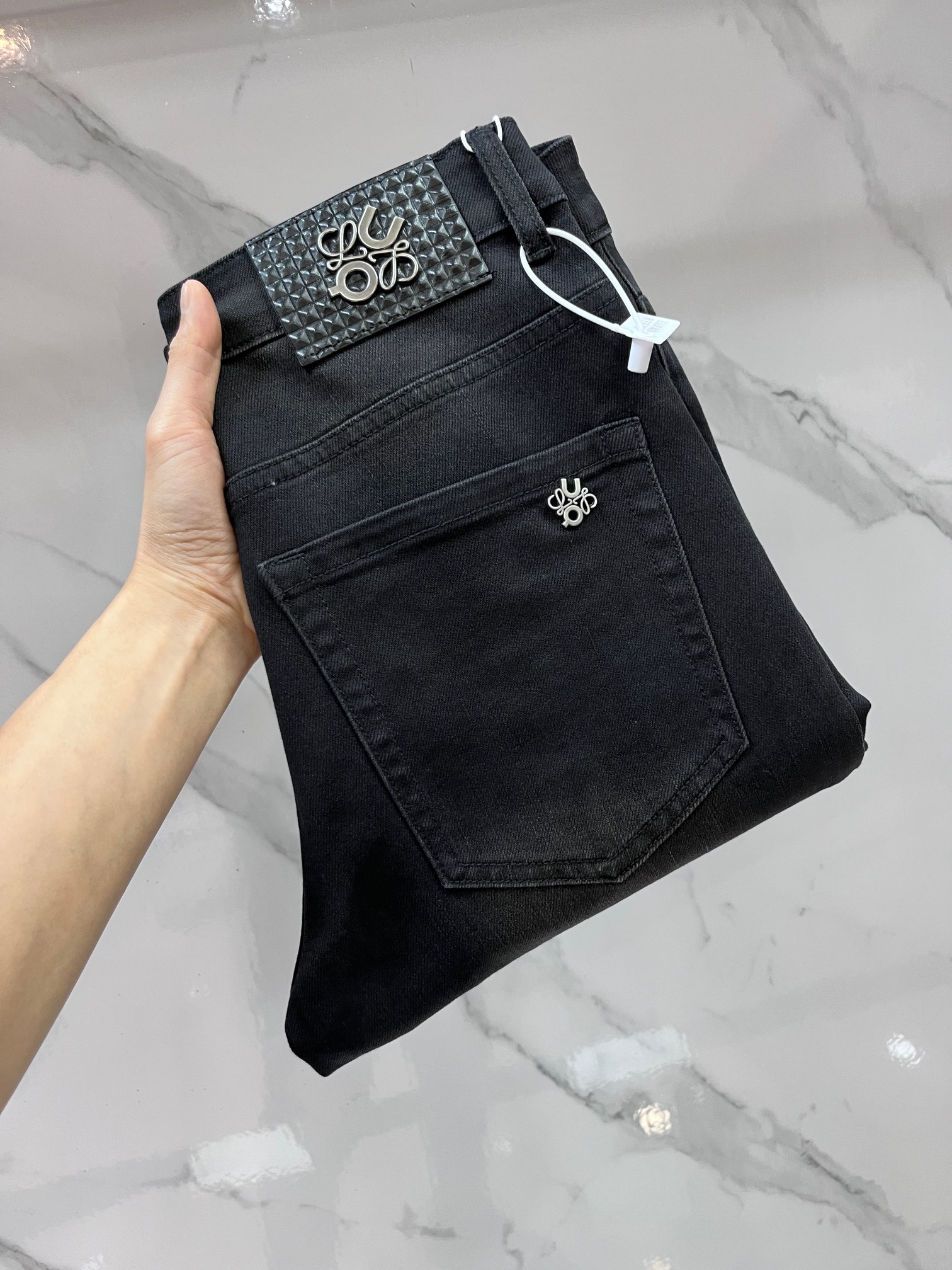 罗意威 🔥高端定制、2026早秋最新款牛仔裤 柜台同步发售 原版定制 客供五金辅料 原单品质 进口固色牛