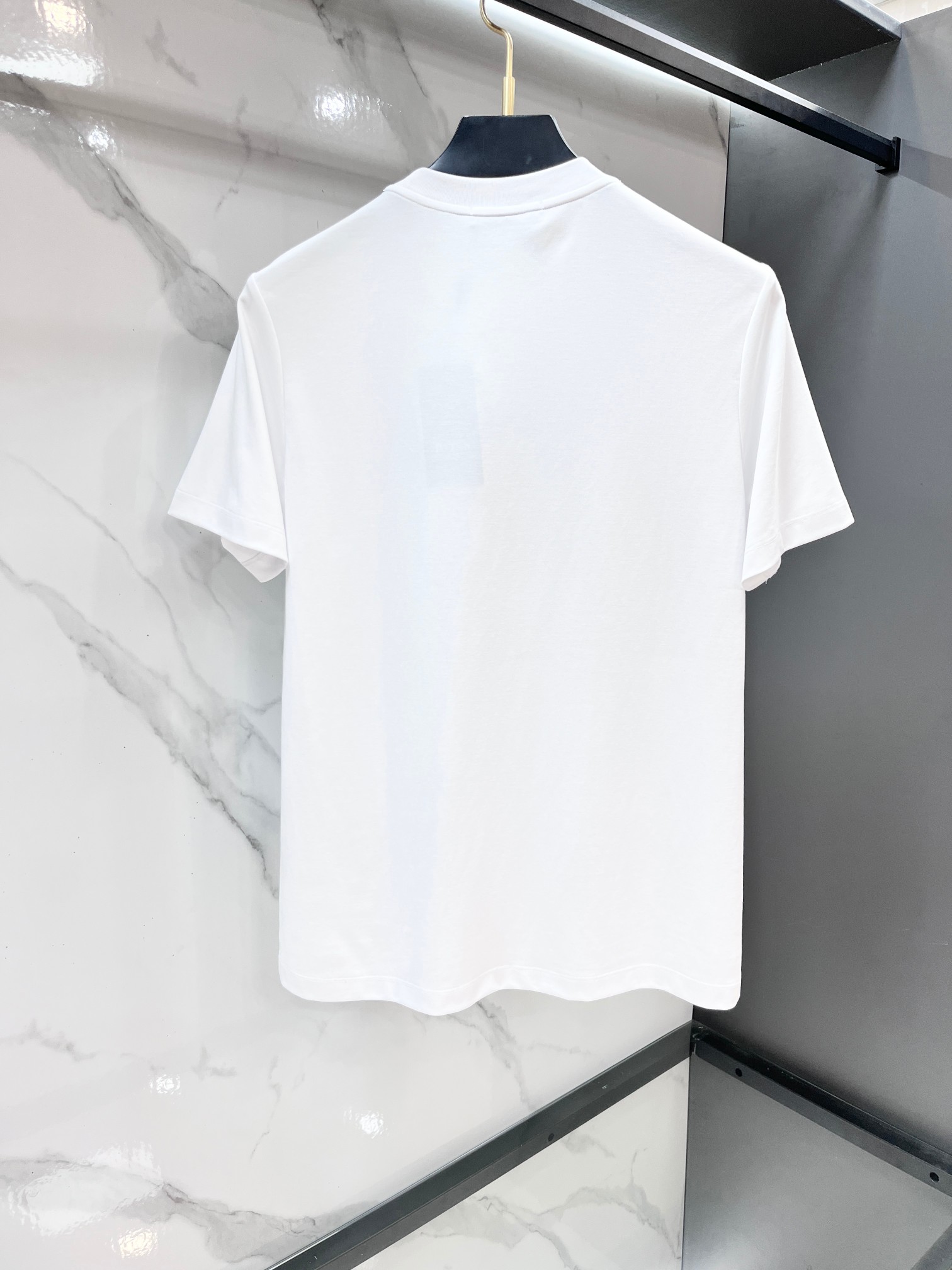 Loro piana 春夏新款首发最新款短袖圆领T恤 高端订制 设计前卫时尚！品牌logo重工艺印花设计