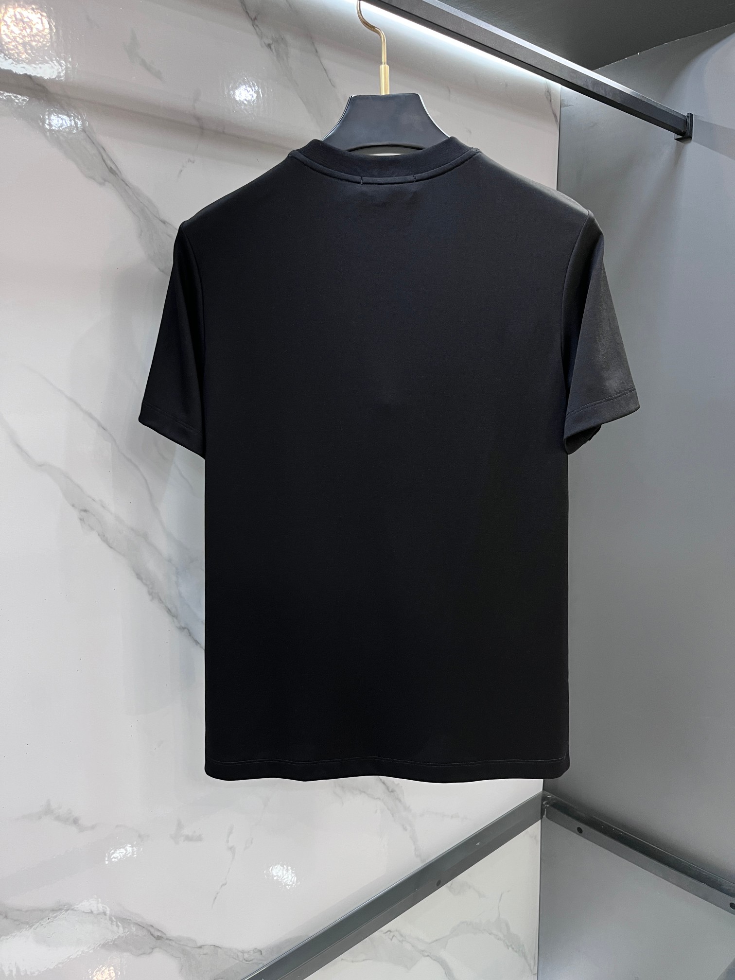 Loro piana 春夏新款首发最新款短袖圆领T恤 高端订制 设计前卫时尚！品牌logo重工艺印花设计