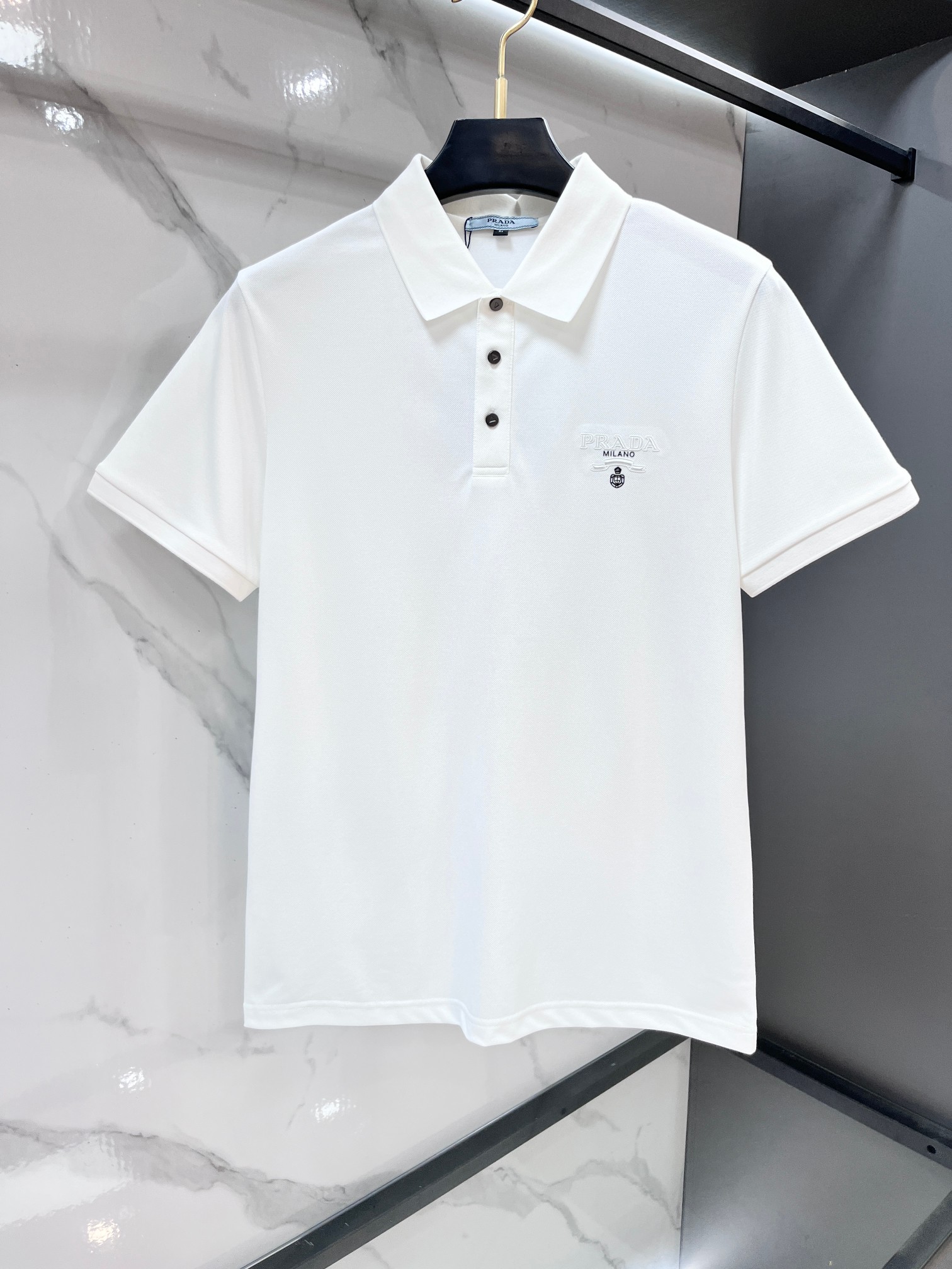 普拉达 2026新款高端商务Polo 白领 单位人士必入单品！ 休闲商务翻领短袖，科技面料，体感非常棒，