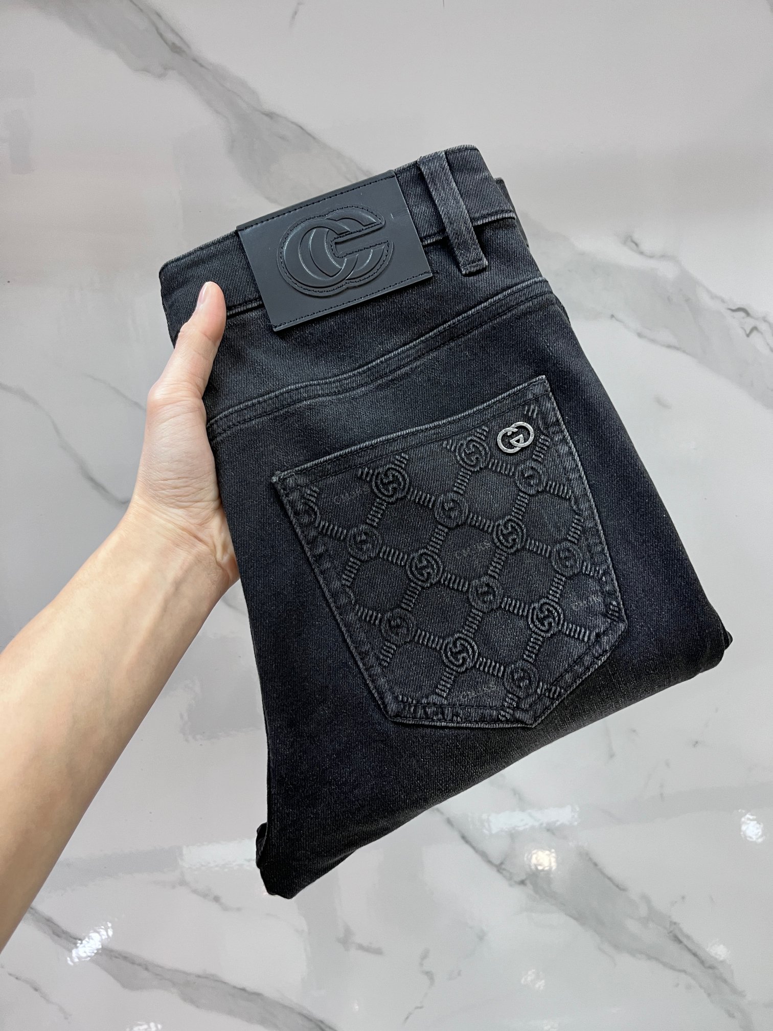 Gucci 🔥高端定制、2026早秋最新款牛仔裤 柜台同步发售 原版定制 客供五金辅料 原单品质 进口固