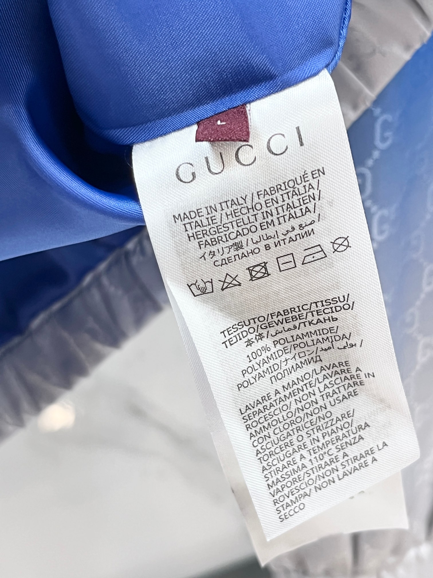 Gucci 官网同款，提前发售！2026ss开秋新款男士夹克外套，原单三标齐全高端版本！，定制面料透气舒