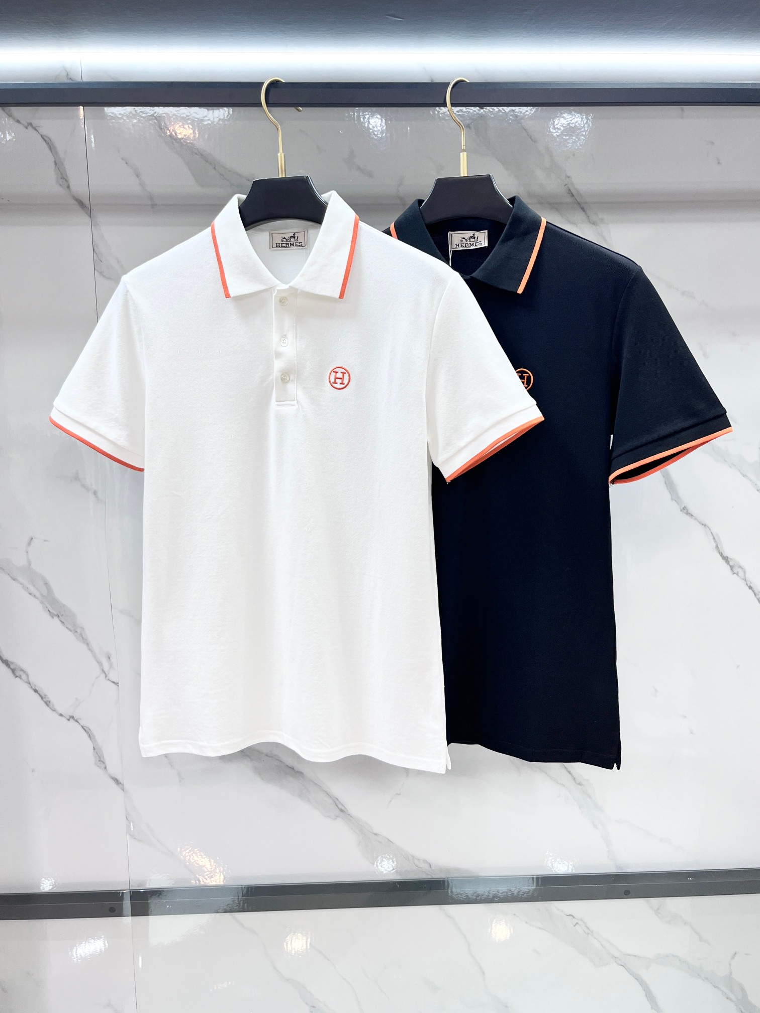 爱马仕 2026ss夏季专柜新款男士翻领Polo衫！高端男装的天花板级别的商务男款！简约时尚大气不失优雅