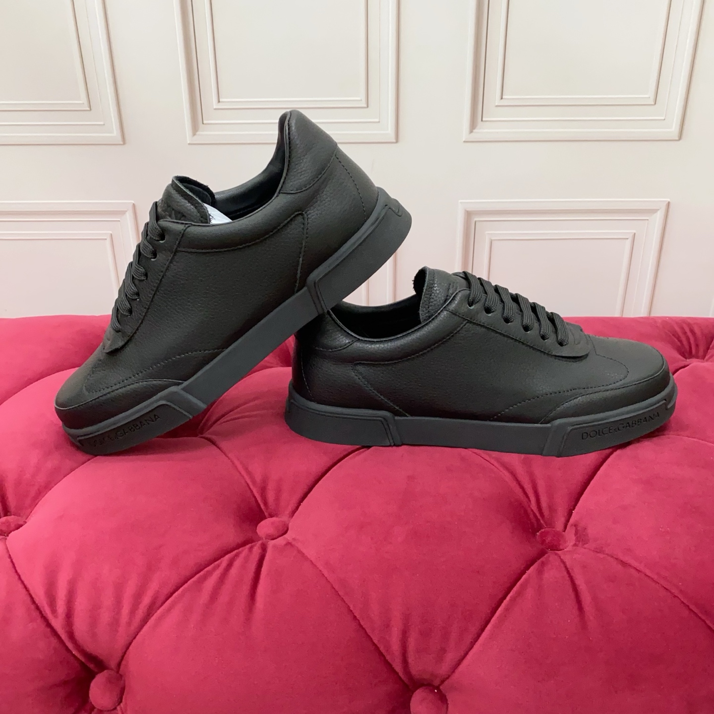 Dolce&Gabbana Men's Leather Sneakers - Luxury Italian Design, Sizes 38-45 4 a1752089461521 1156