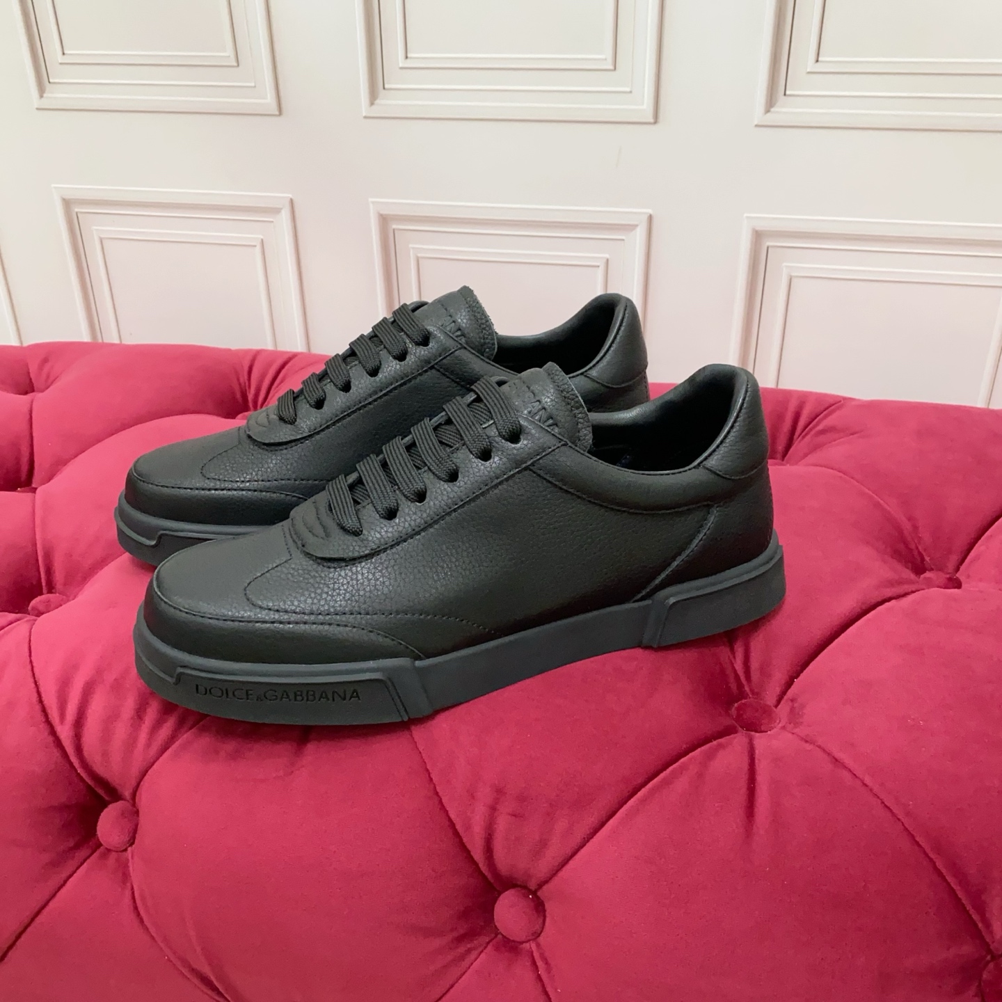 Dolce&Gabbana Men's Leather Sneakers - Luxury Italian Design, Sizes 38-45 6 a1752089461526 3778