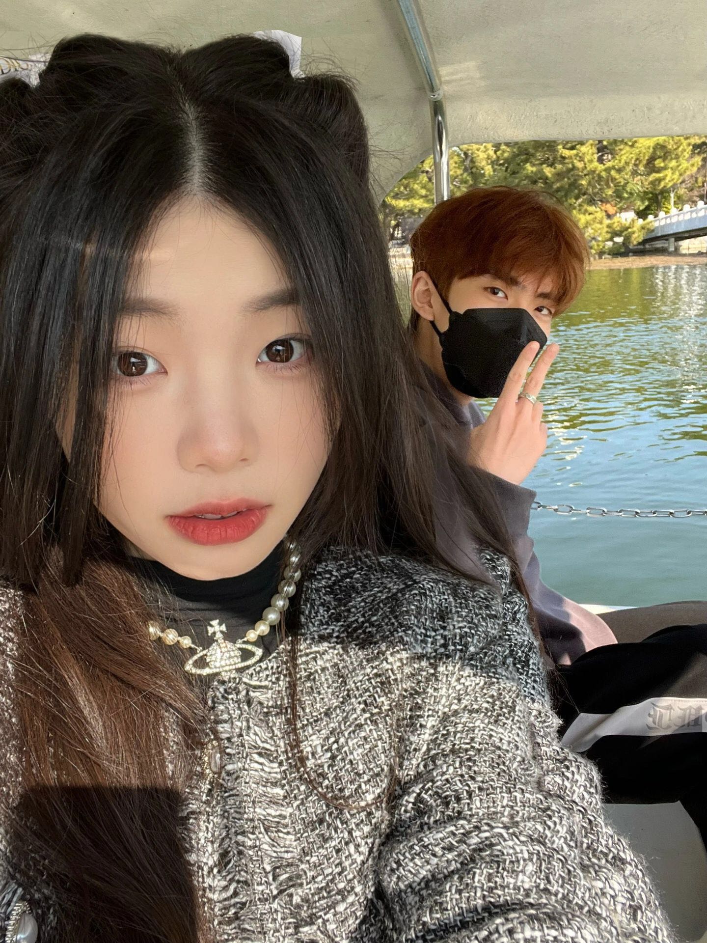 비비안웨스트우드 크라운 볼 스와로브스키 목걸이 65081 이미지 2