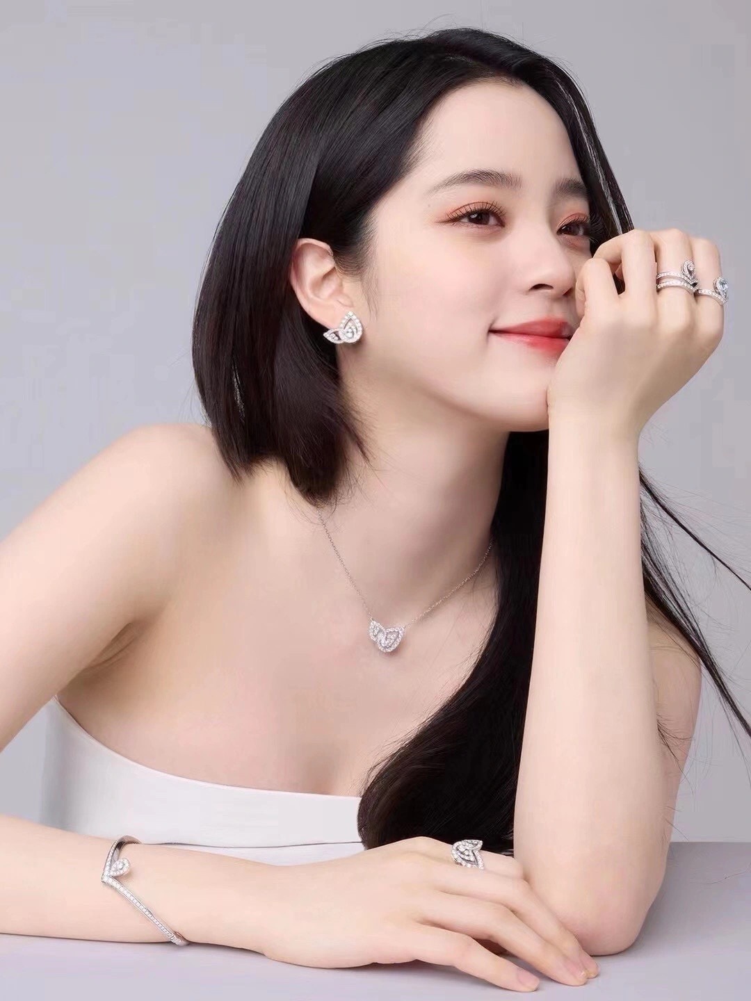 쇼메 조세핀 에터널 듀오 비대칭 다이아몬드 귀걸이 69774 이미지 4