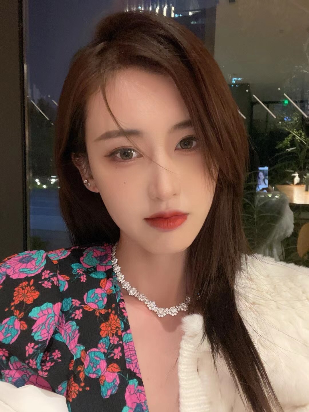 해리윈스턴 해바라기 모티브 실버 목걸이 71763 이미지 4
