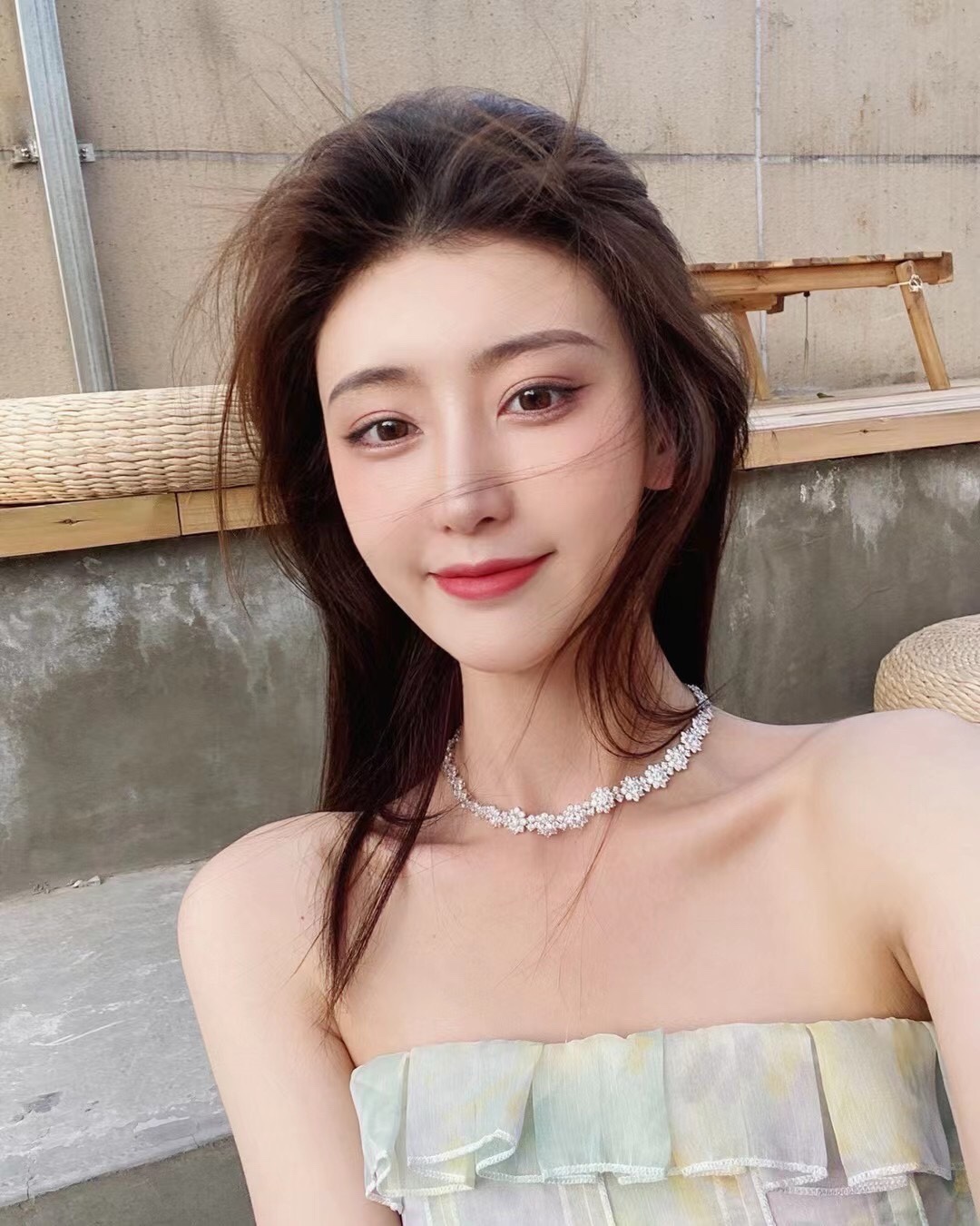 해리윈스턴 해바라기 모티브 실버 목걸이 71763 이미지 3