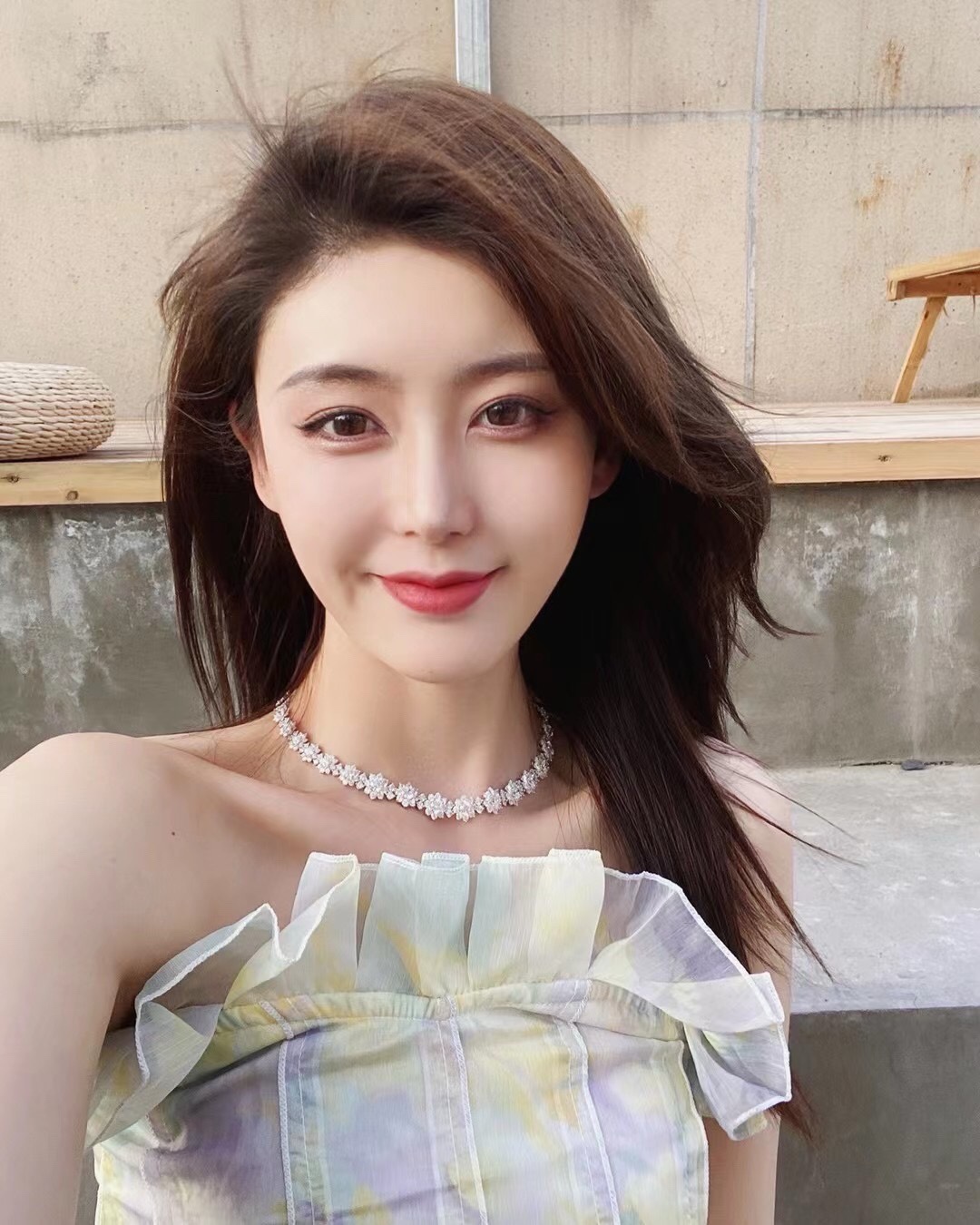 해리윈스턴 해바라기 모티브 실버 목걸이 71763 이미지 2