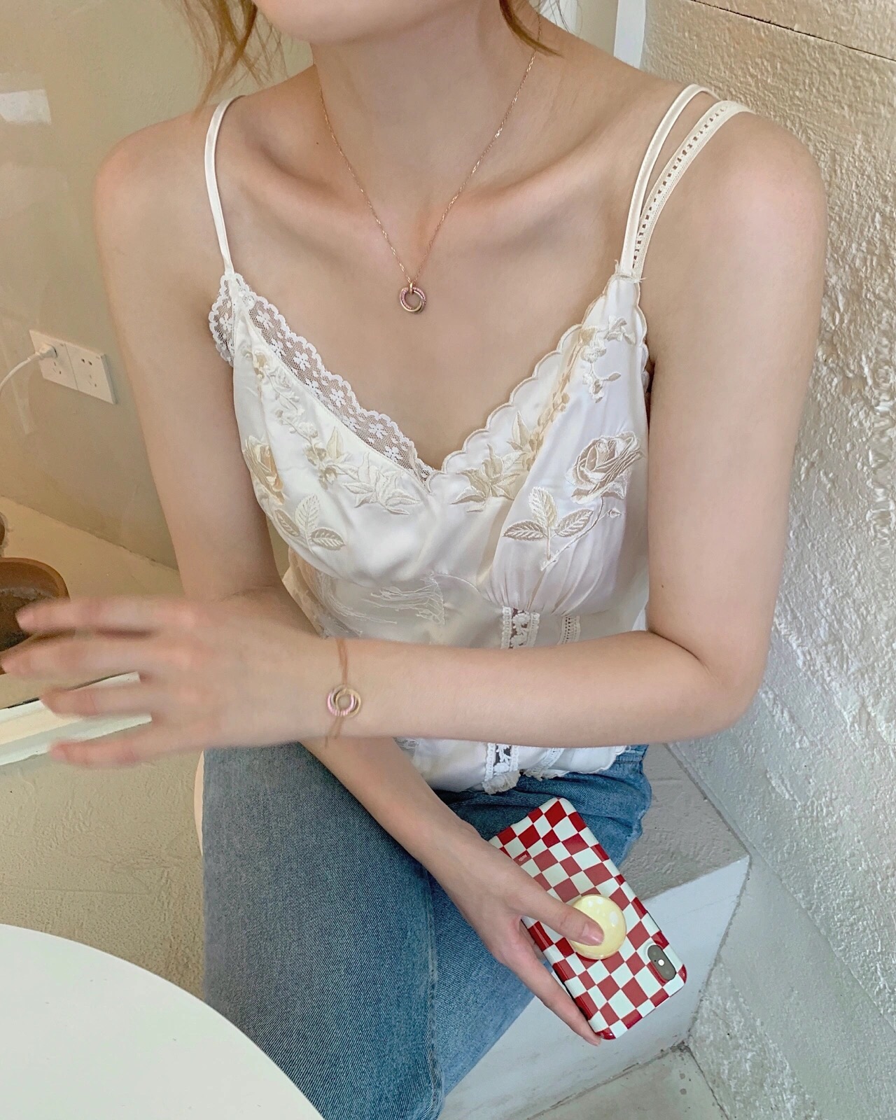 까르띠에 트리니티 3 색 골드 팔찌 59552 이미지 2