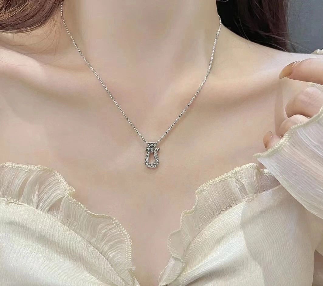 프레드 말발굽 다이아몬드 장식 목걸이 71602 이미지 4