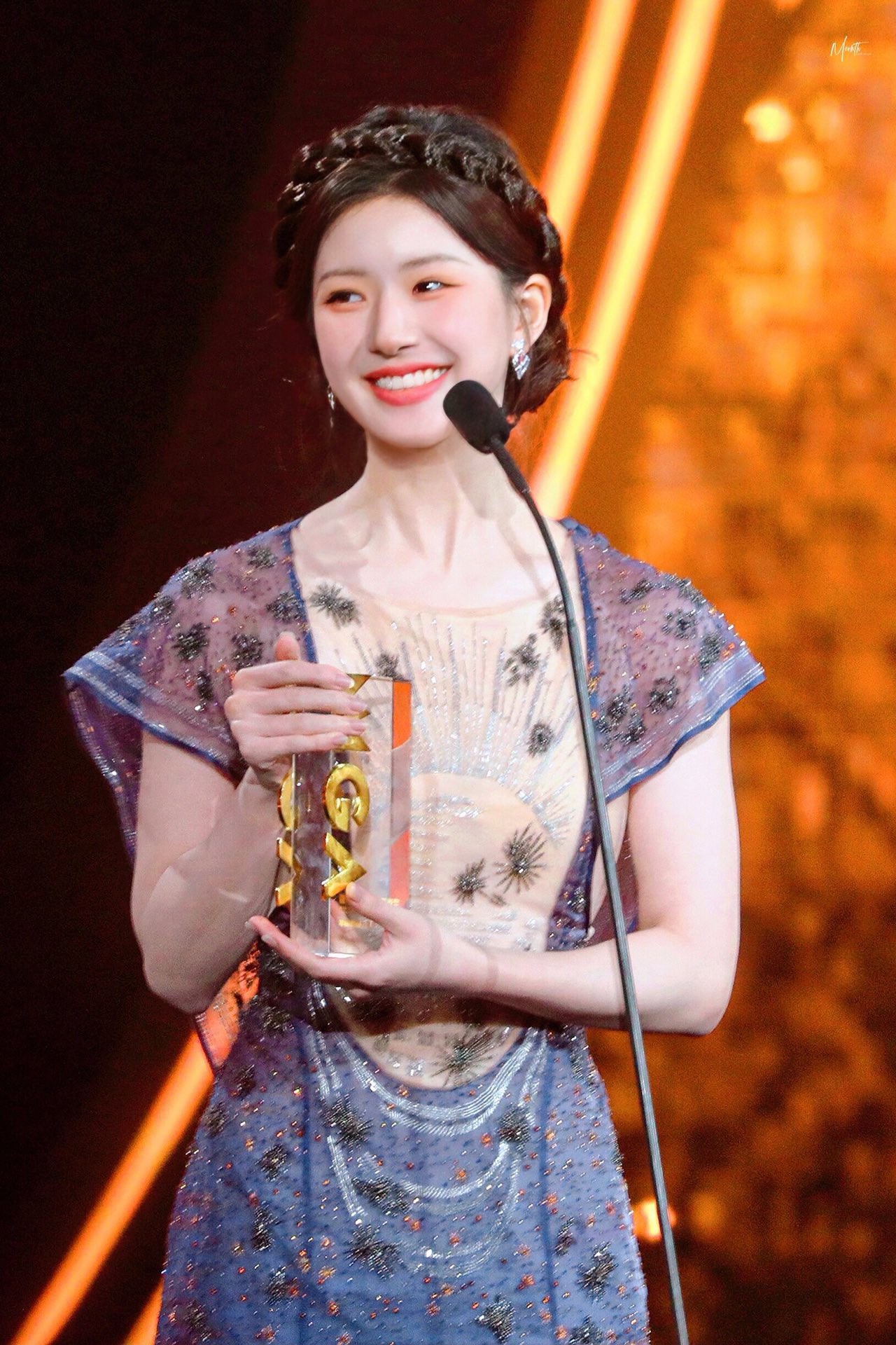 불가리 부채꼴 모자이크 장식 귀걸이 64827 이미지 4
