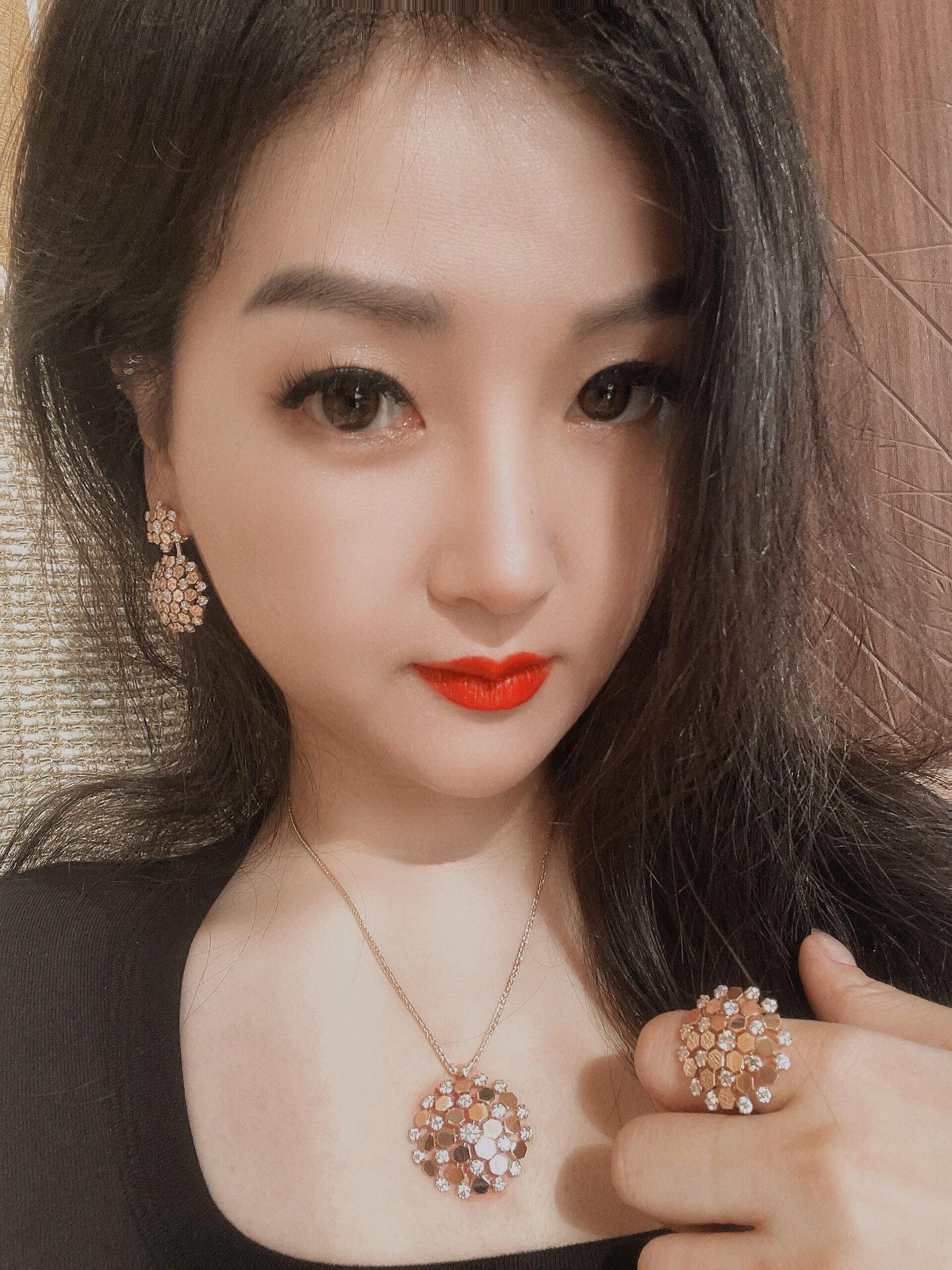 쇼메 비 마이 러브 로즈 골드 반지 69781 이미지 2