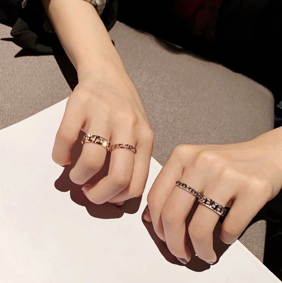 티파니 T 컬렉션 기하학적 디자인 반지 70905 이미지 4