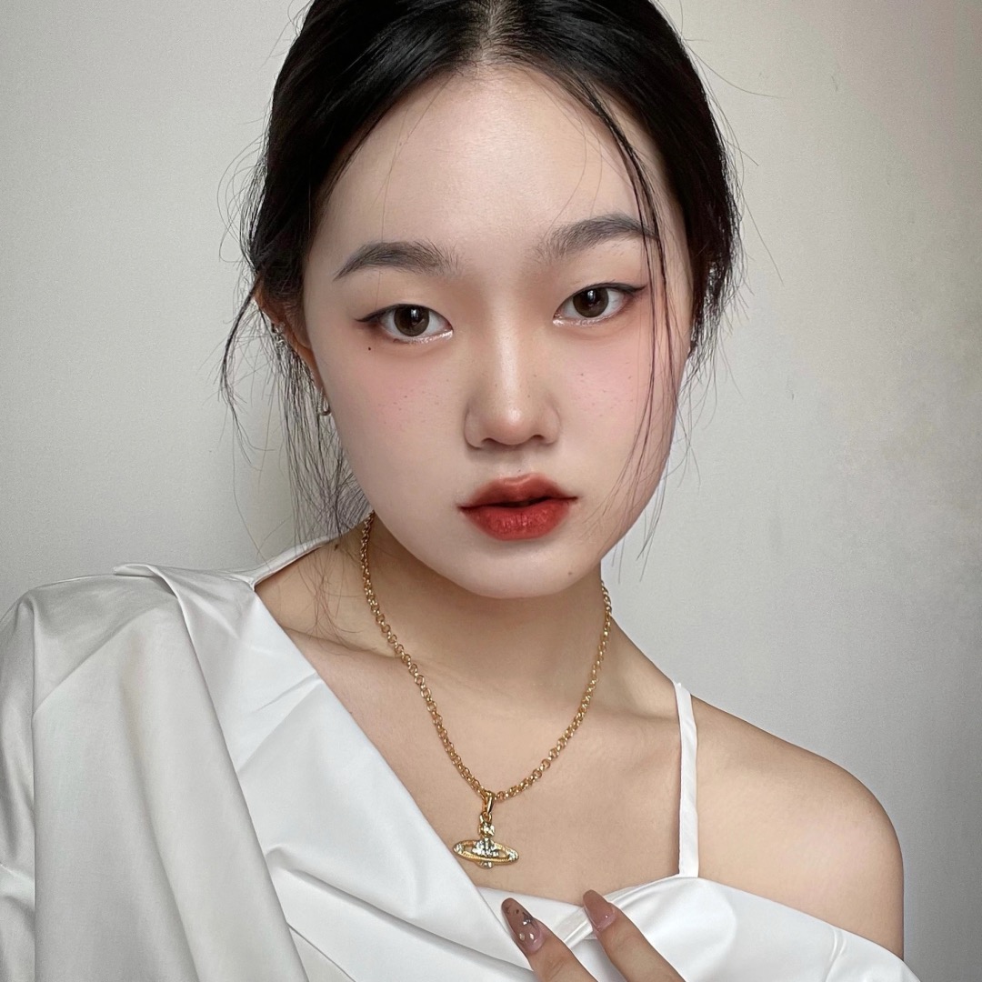 비비안웨스트우드 퓨어 크라운 스와로브스키 크리스탈 목걸이 65149 이미지 3