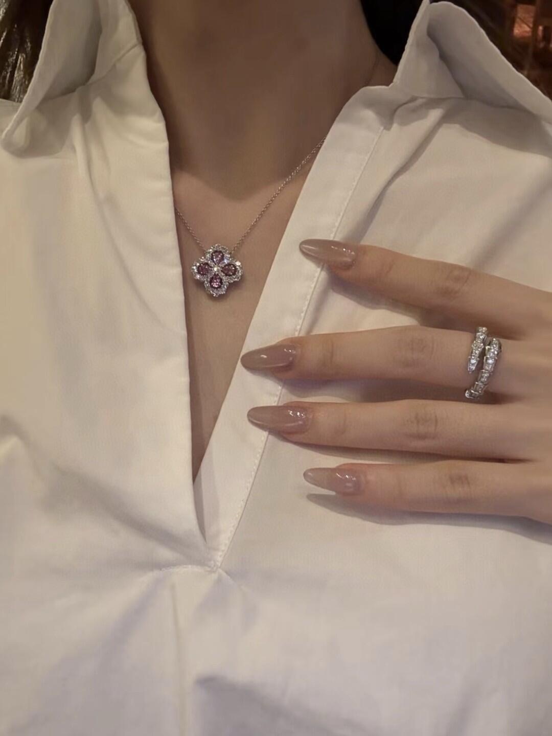 해리윈스턴 다이아몬드 루프 가든 플래티넘 목걸이 71808 이미지 3