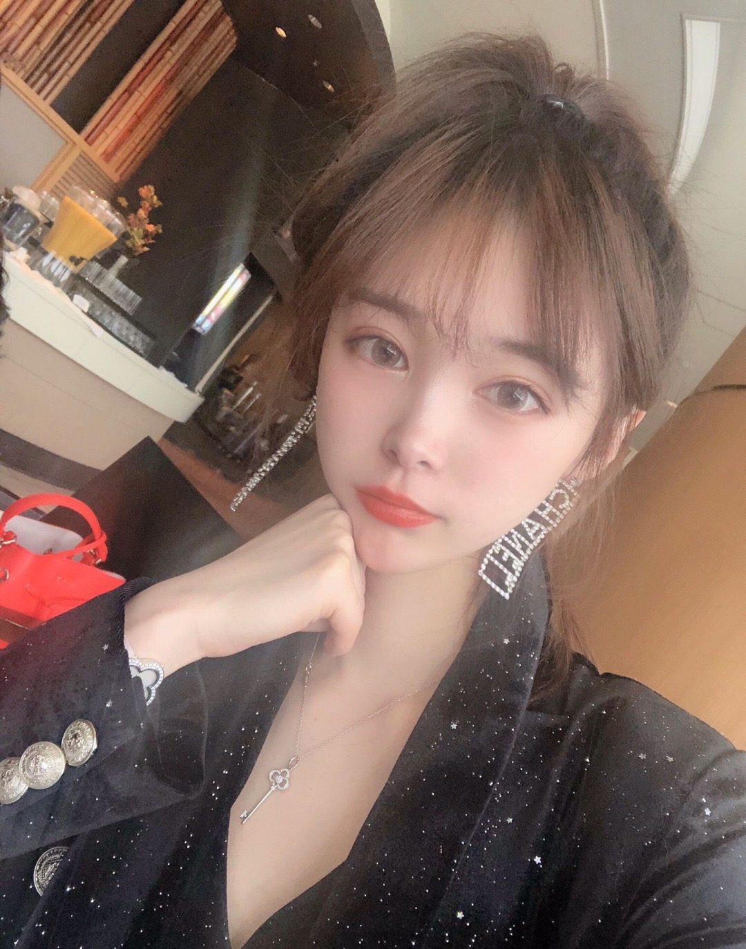 티파니 플럼블로섬 키 목걸이 71267 이미지 3