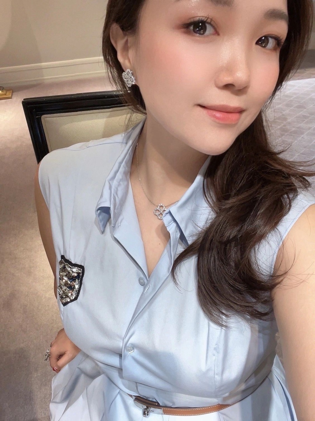 해리윈스턴 루프 다이아몬드 귀걸이 71809 이미지 10