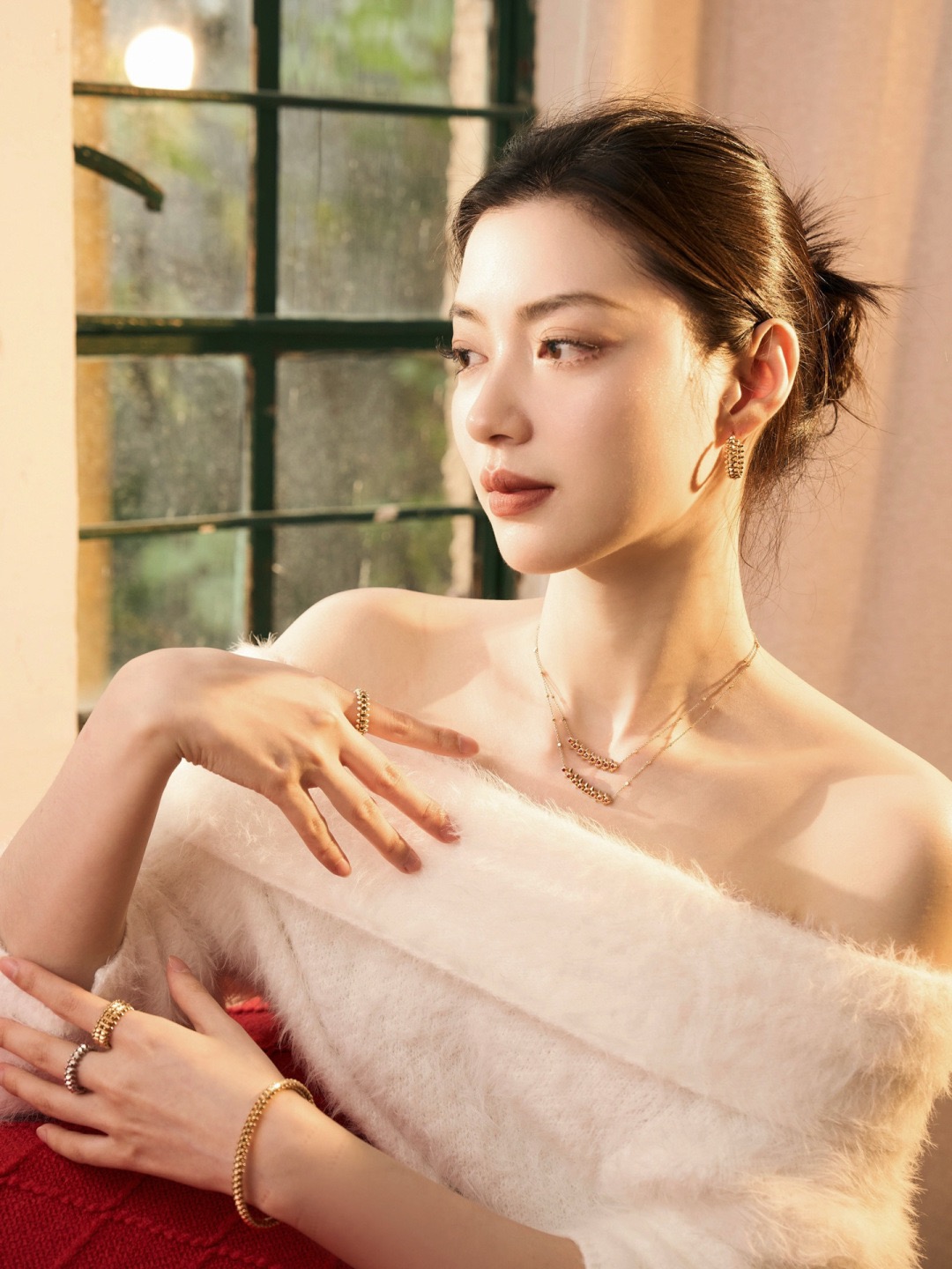 까르띠에 크래쉬 드 다이아몬드 장식 목걸이 59363 이미지 3