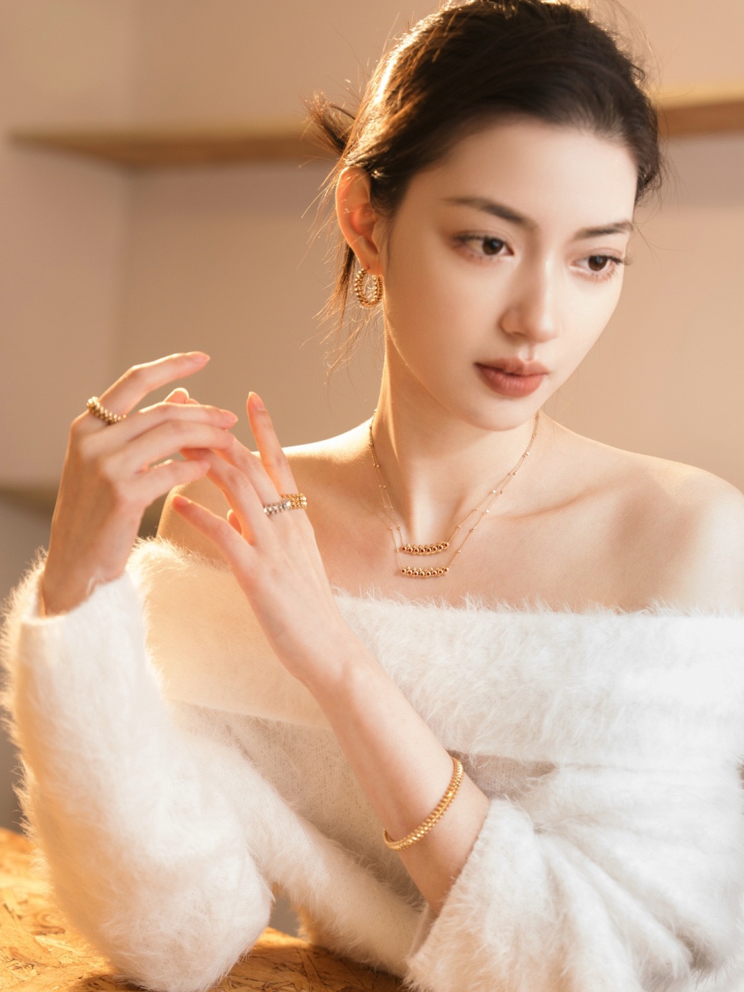 까르띠에 크래쉬 드 다이아몬드 장식 목걸이 59363 이미지 4