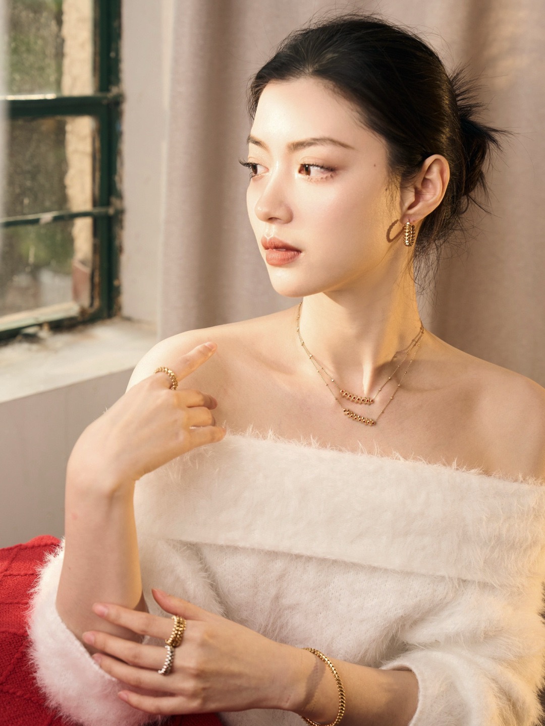 까르띠에 크래쉬 드 다이아몬드 장식 목걸이 59363 이미지 2