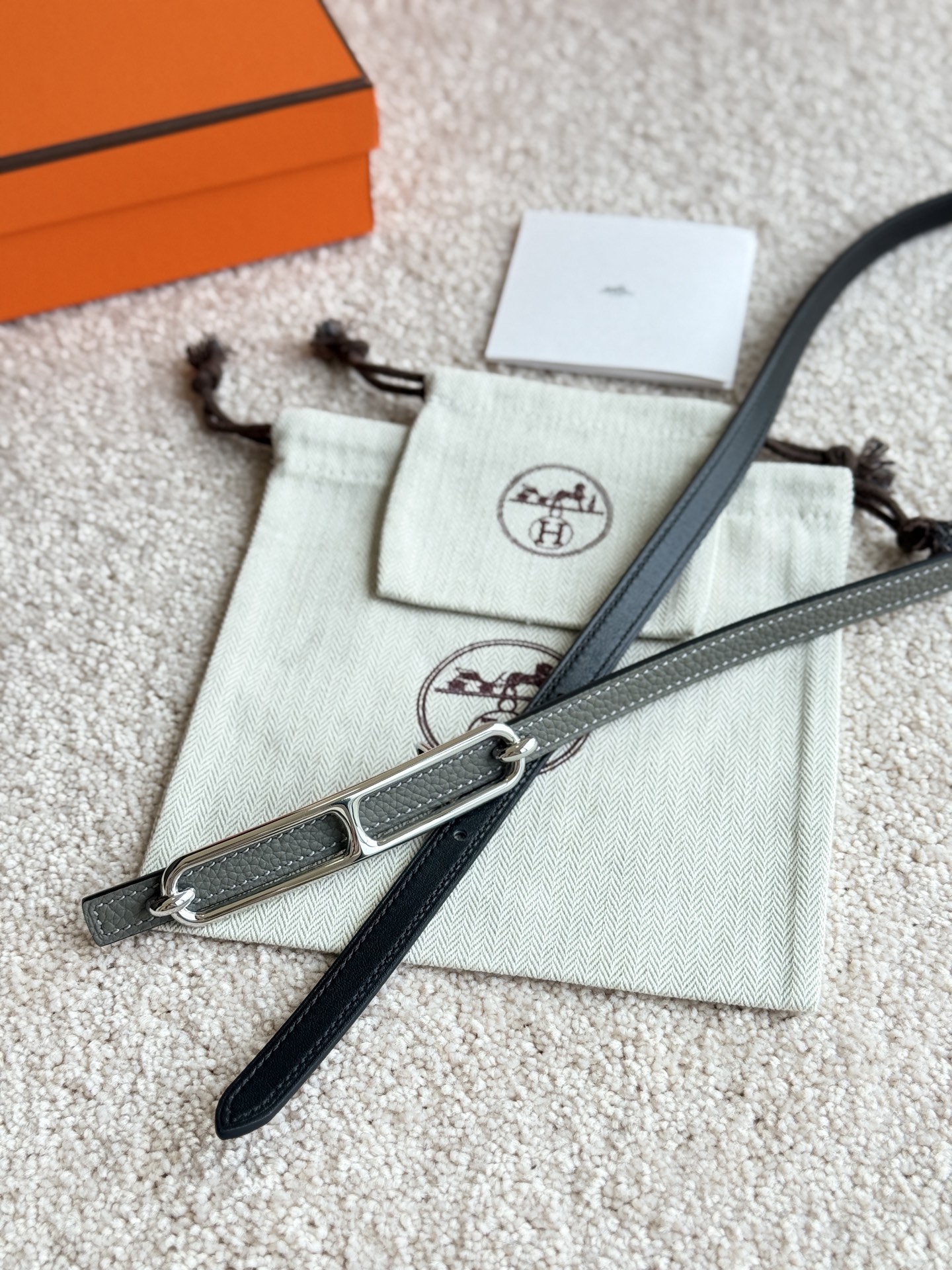 Hermes Roulis 13mm Women's Belt Togo Leather with Fine Hardware 4 i1745284035976 9231 0 3