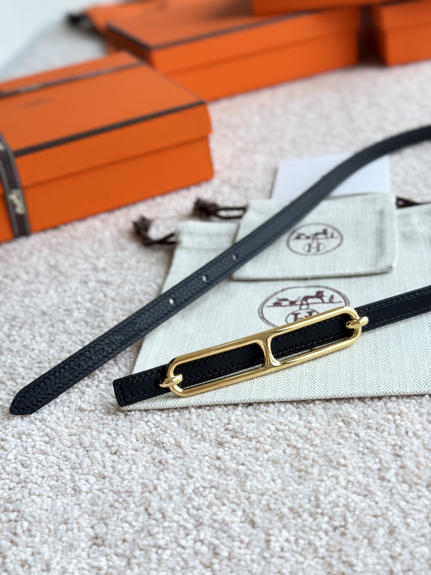 Hermes Roulis Togo Leather Belt, 13mm - Exquisite Women's Fashion Belt 6 i1745284177364 13 0 4