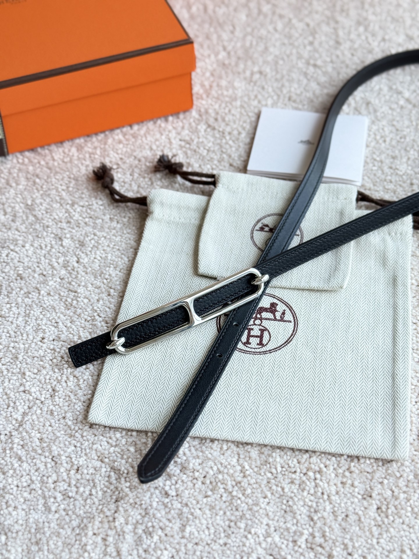 Hermes Roulis 13mm Togo Leather Belt with Silver Hardware for Women 5 i1745284266770 3778 0 3