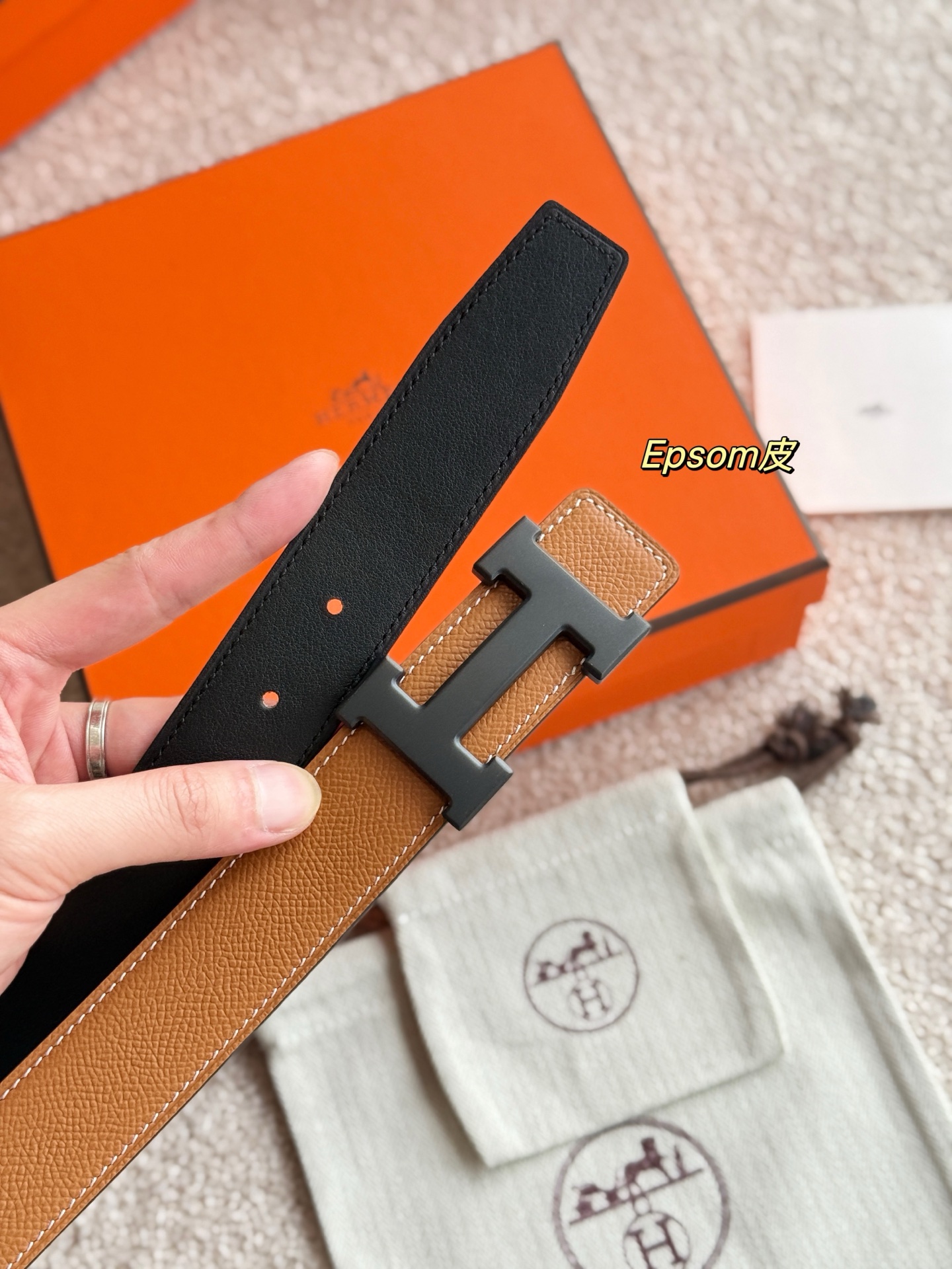 Designer H Buckle Leather Belt, Classic Style, Premium Quality, 32mm Width 7 i1748481482493 9938 0 5