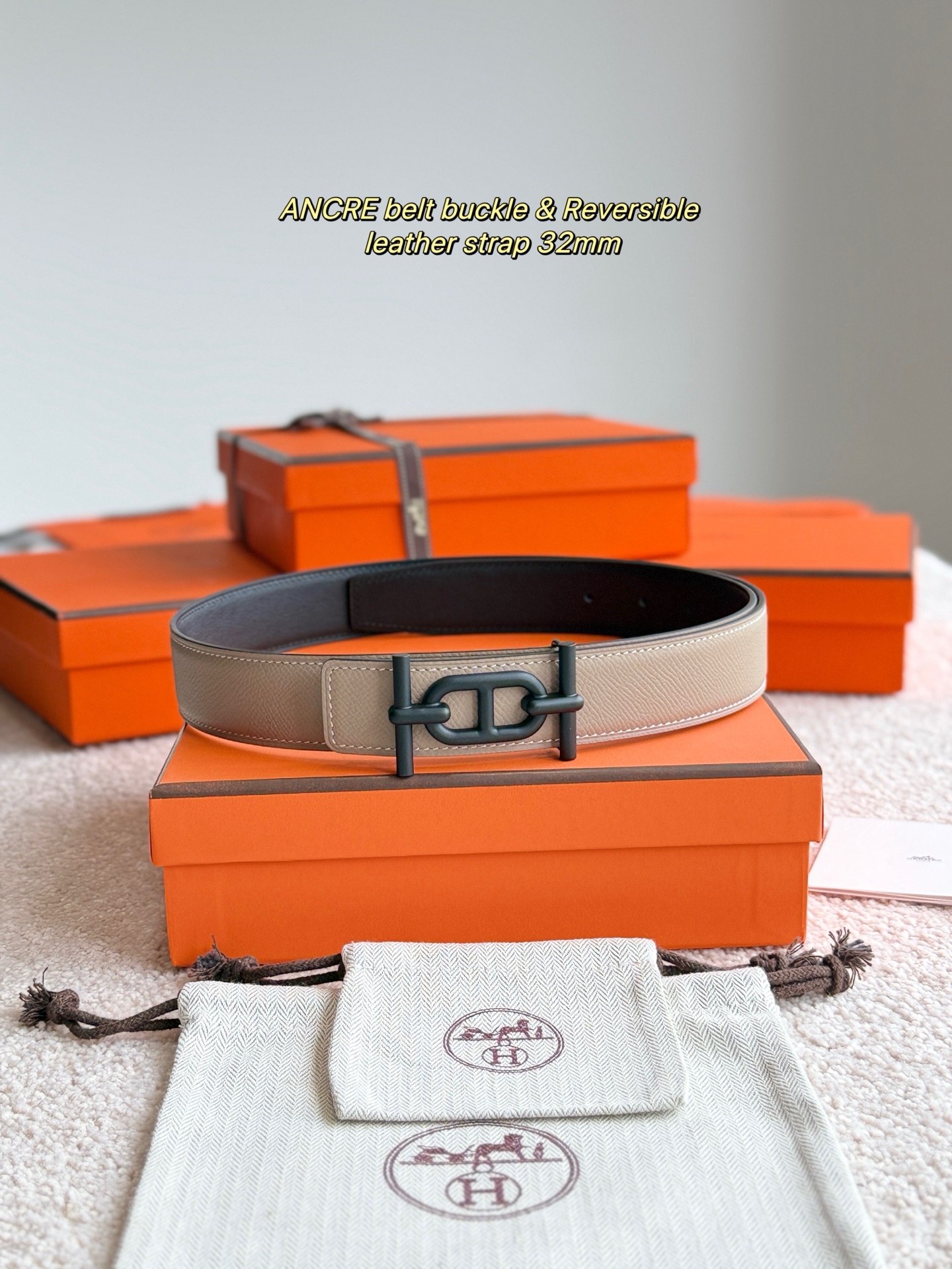 Hermes Ancre Belt, 32mm Epsom Leather, Designer Buckle, Luxury Gift for Men 1 i1748481652904 3797 0 0