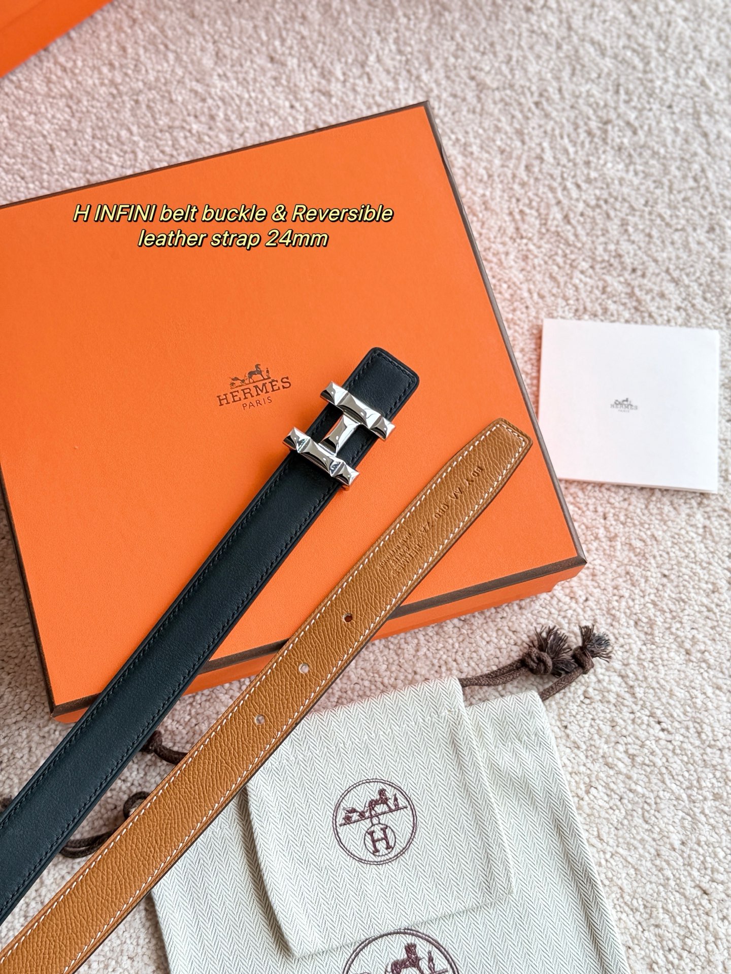 Elegant Hermes H Infini Belt: Refined Epsom Leather, 24MM Width, Timeless Style 8 i1748664840558 7686 0 5
