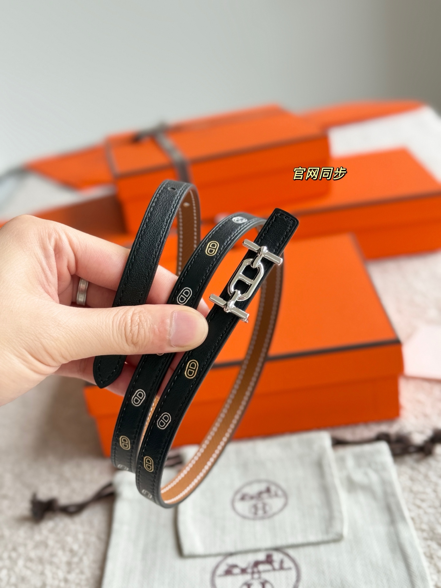 Hermès Ancre 13mm Women's Belt Epsom Leather with Exquisite Hardware 6 i1749005929064 9750 0 3