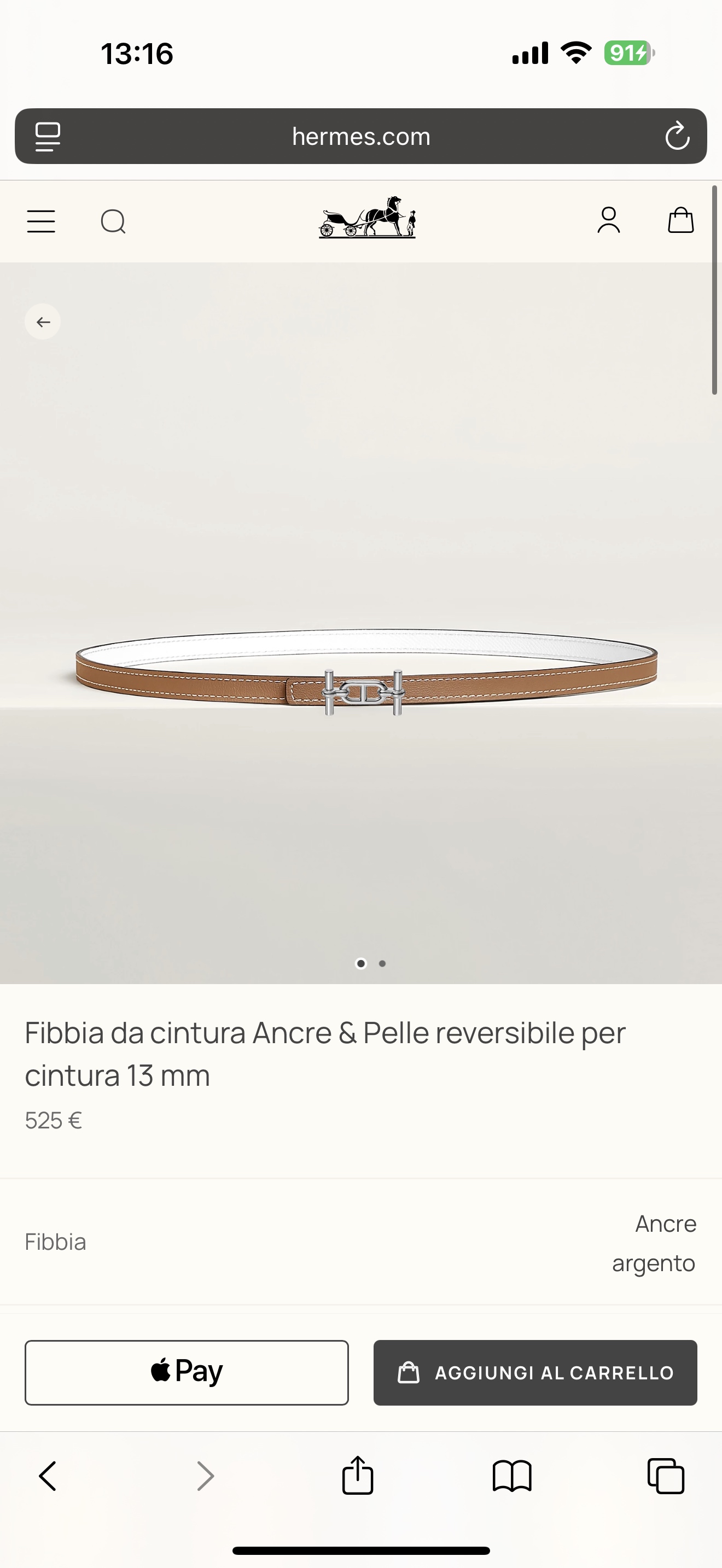 Hermes Women's Ancre Buckle Epsom Leather Belt, 13mm - Elegant & Timeless 2 i1749273939336 2259 0 0